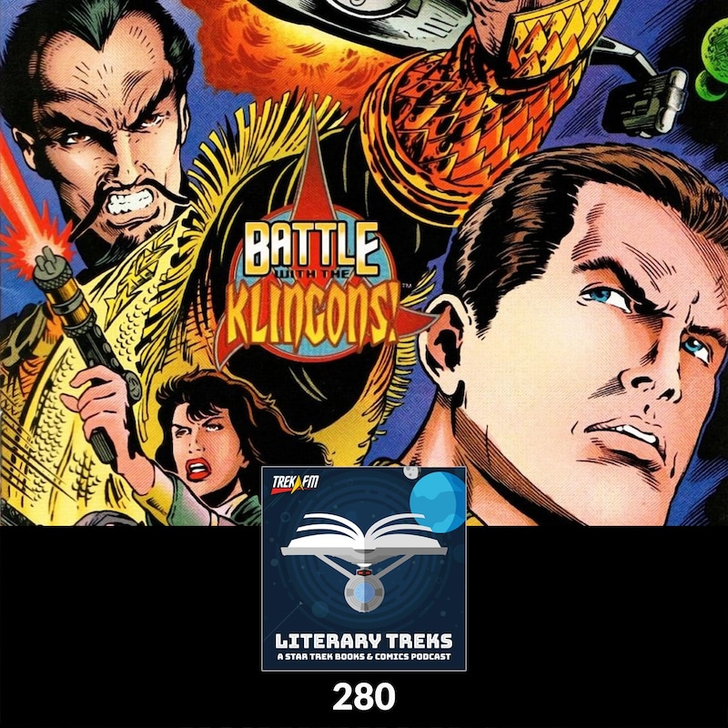 Artwork for podcast Literary Treks: A Star Trek Books and Comics Podcast