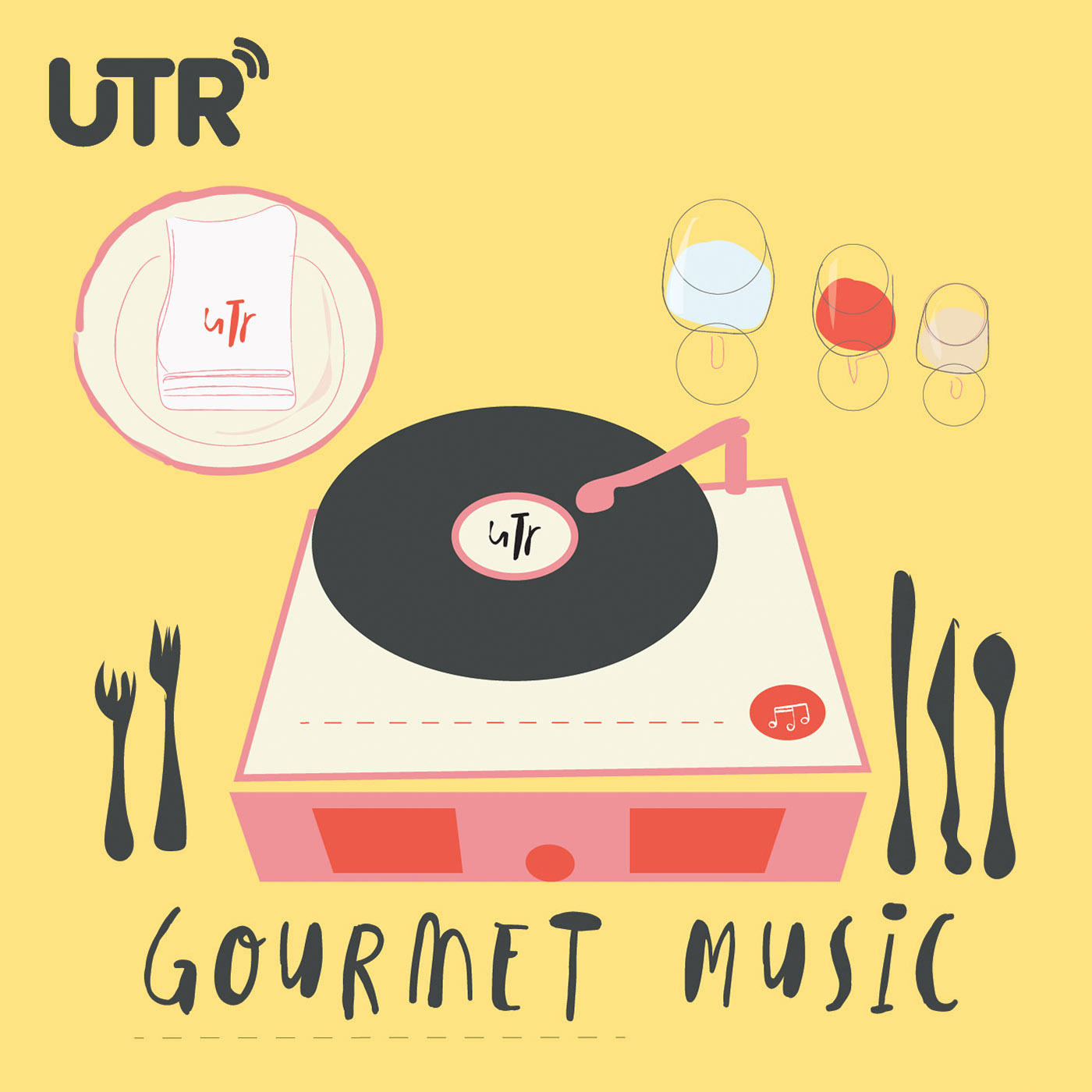 Artwork for Gourmet Music Podcast - UTR Media