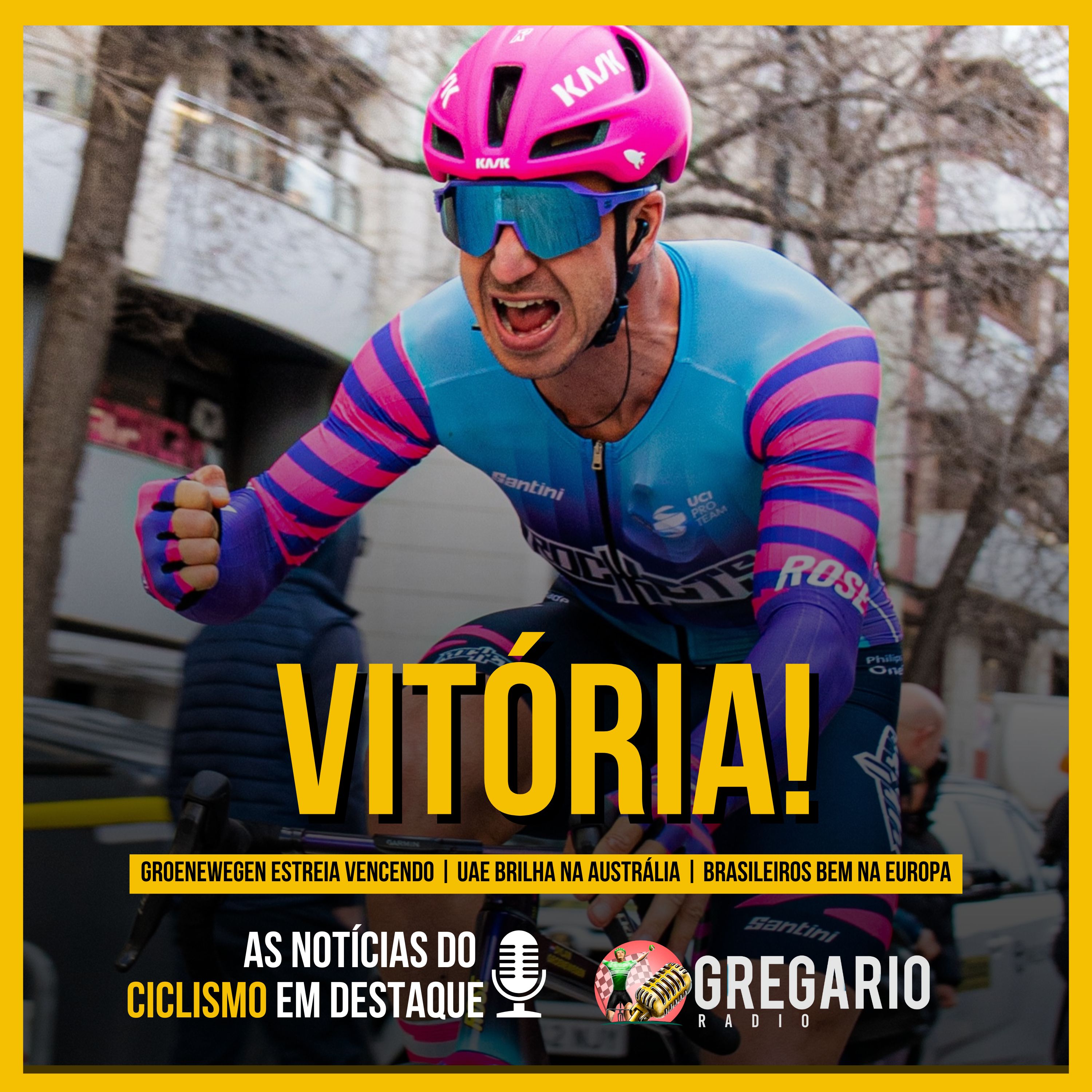 RADIO - UAE vence na Austrália, brasileiros vão bem na Europa