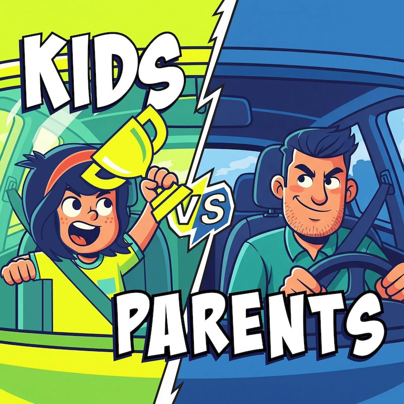 Artwork for podcast Kids vs Parents: Your Ultimate Family Trivia Battle