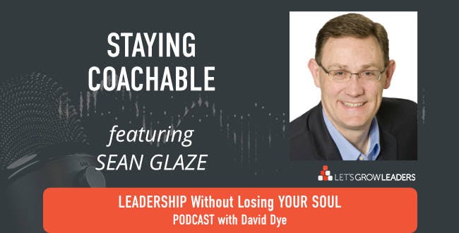 Staying Coachable with Sean Glaze