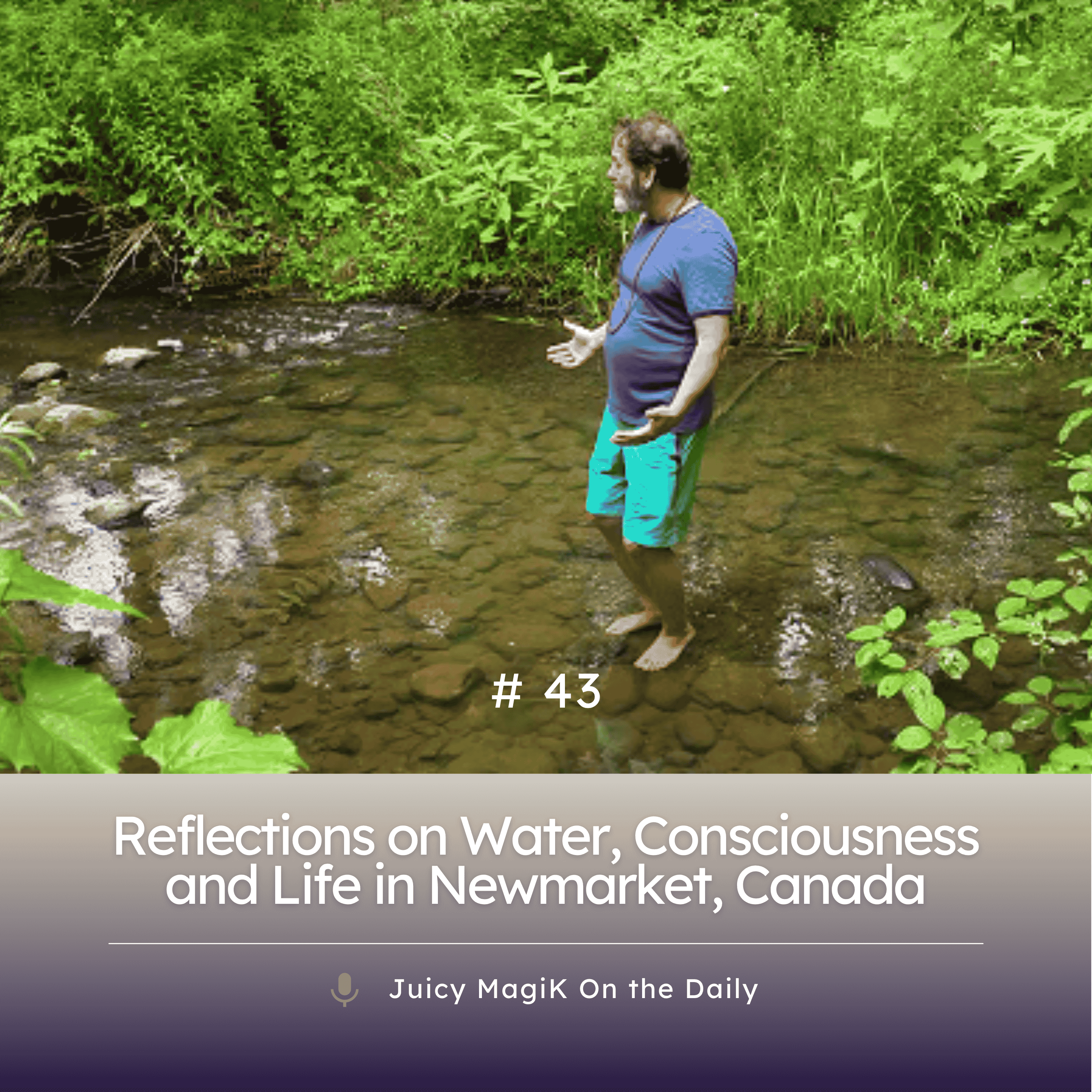 #43 - Reflections on Water, Consciousness and Life in Newmarket, Canada