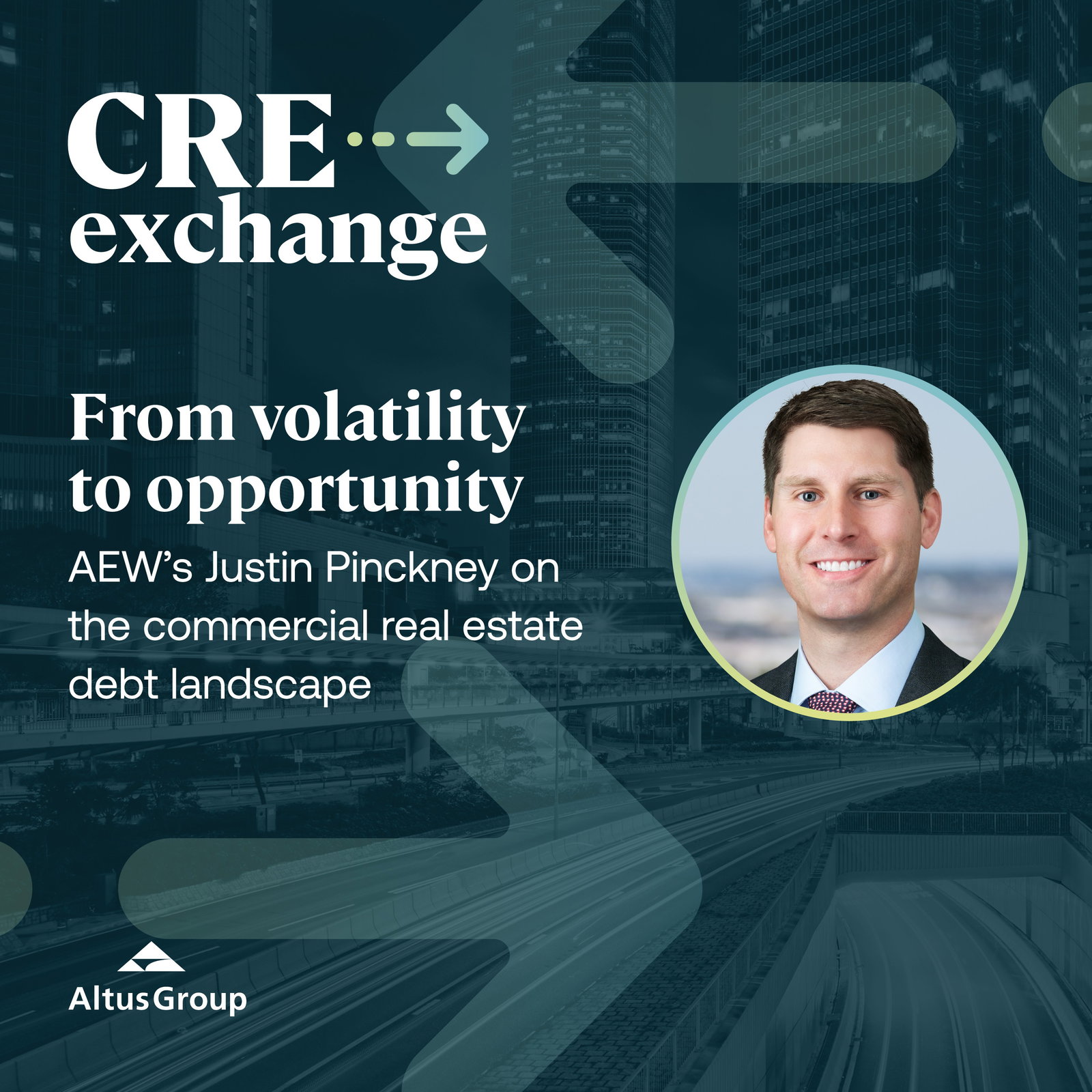 From volatility to opportunity: AEW’s Justin Pinckney on the CRE debt landscape episode artwork