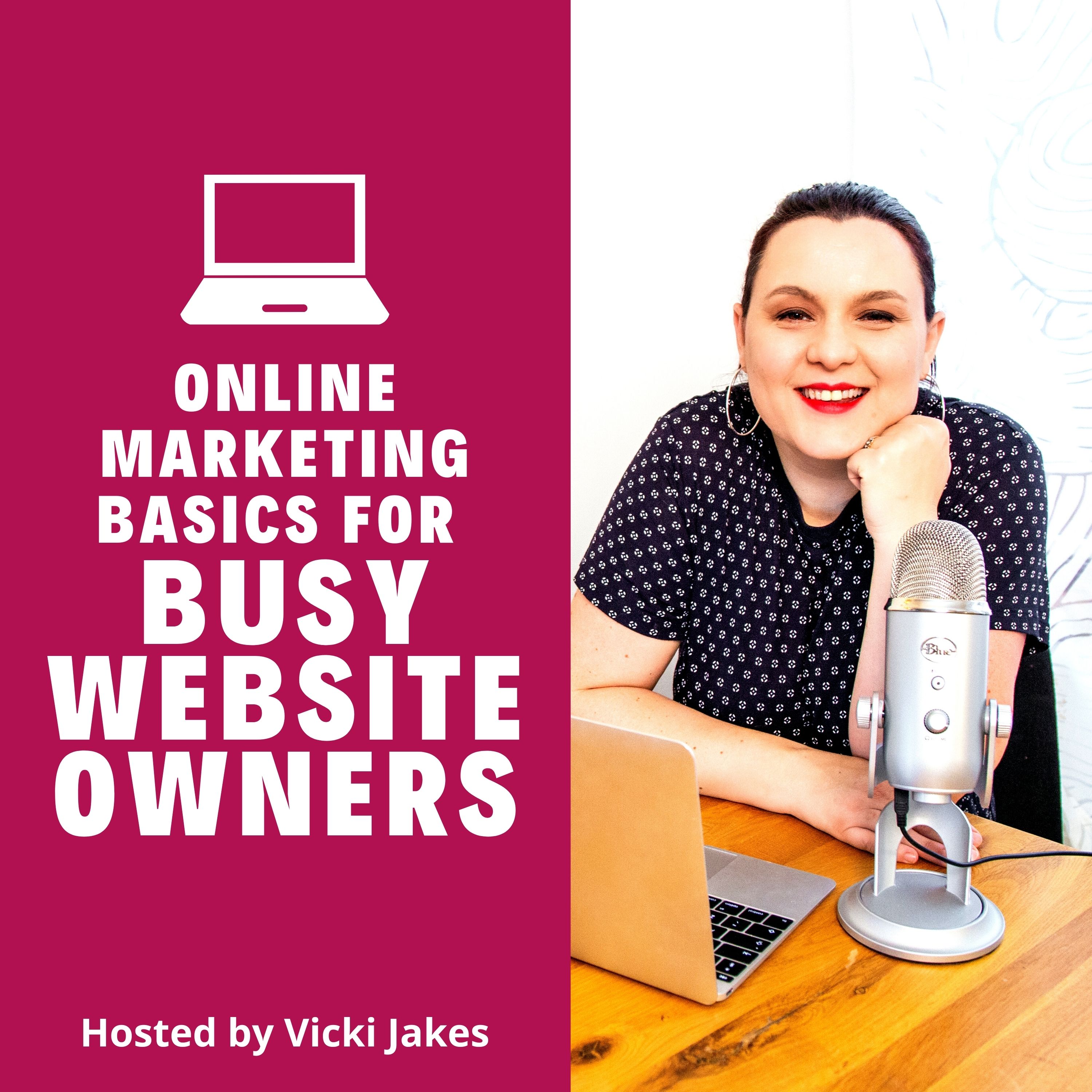 Artwork for podcast Online Marketing Basics for Busy Website Owners