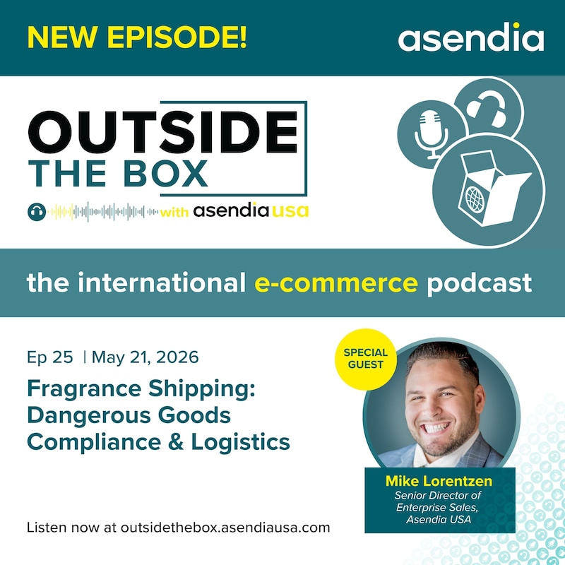 Artwork for podcast Outside the Box with Asendia USA: The International e-Commerce Podcast