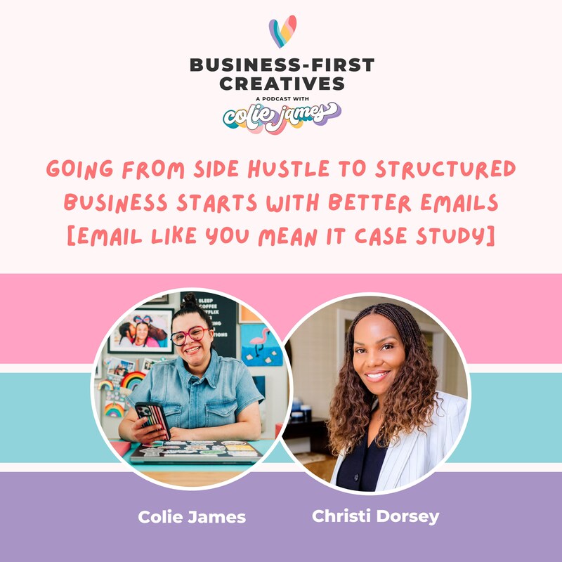 Artwork for podcast Business-First Creatives