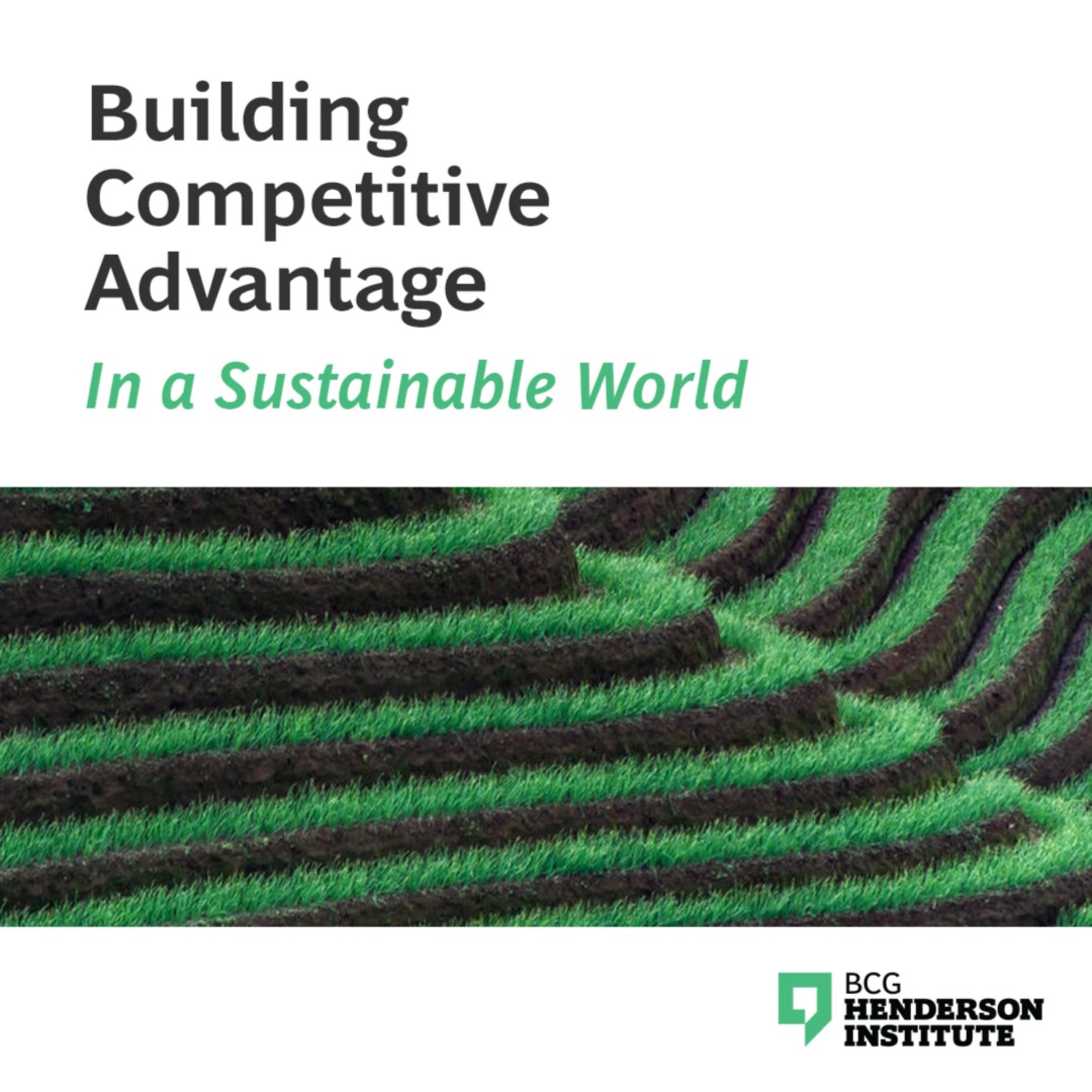 Artwork for podcast Building Competitive Advantage in a Sustainable World