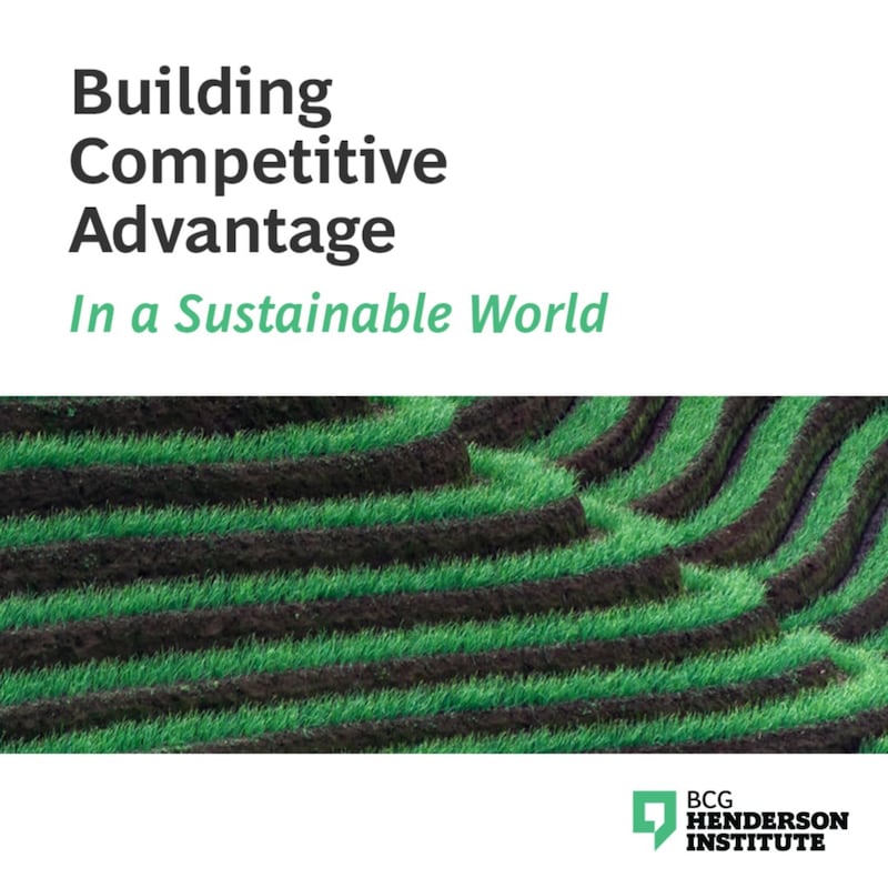 Artwork for podcast Building Competitive Advantage in a Sustainable World