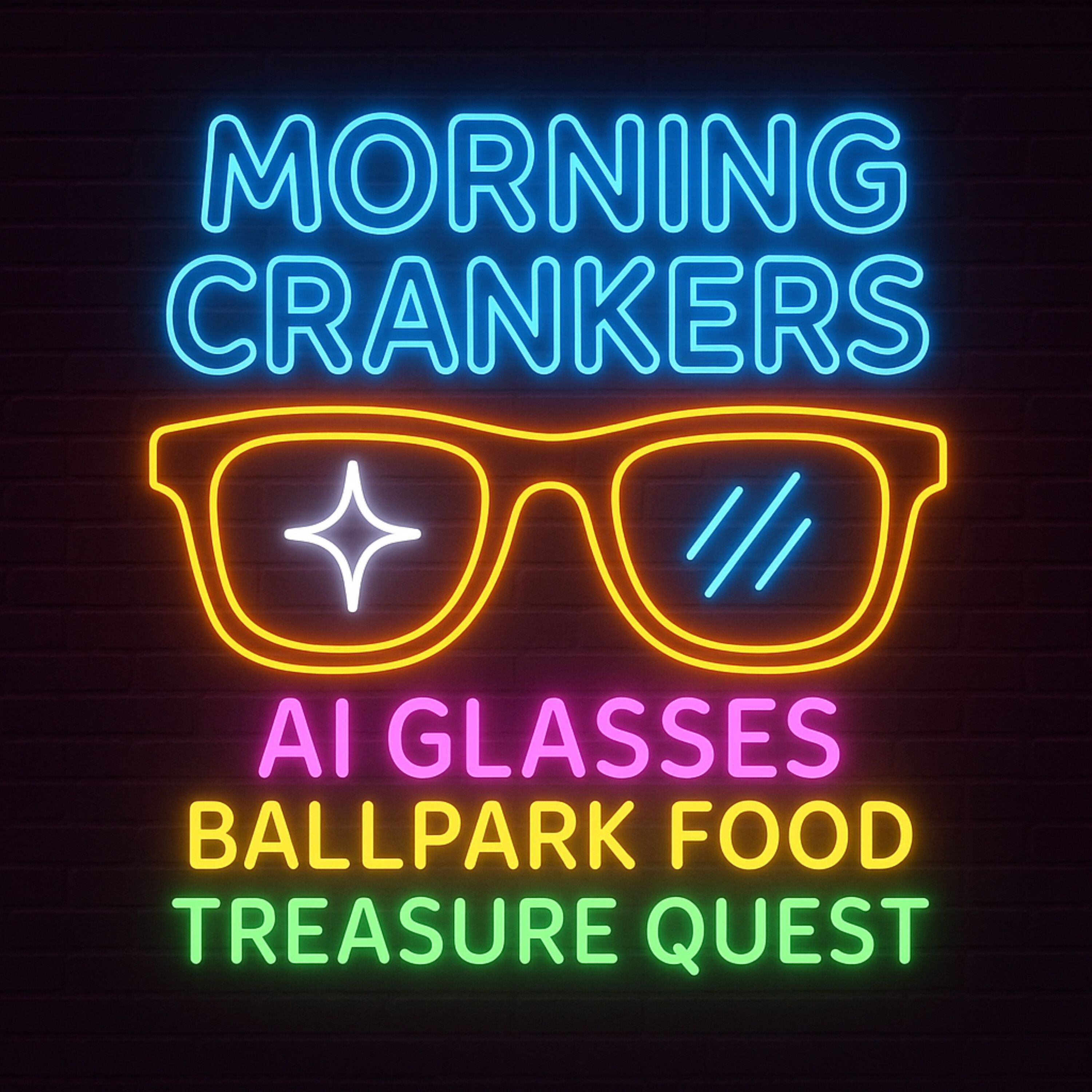 155: AI Glasses, Ballpark Bites & Buried Treasure: The Morning Crankers Get Weird (and Hungry) episode artwork
