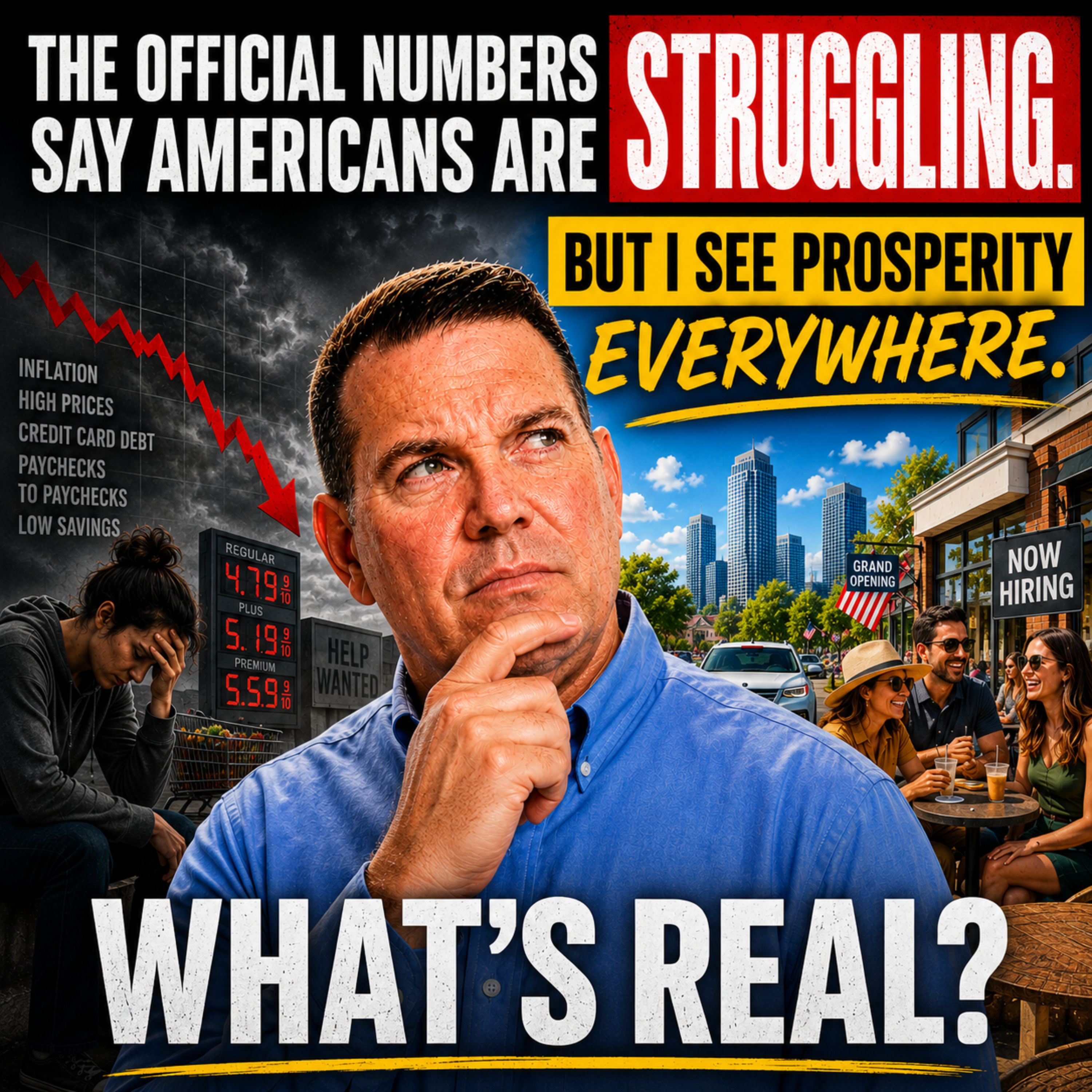 The Official Numbers Say Americans Are Struggling. But I See Prosperity Everywhere. What's Real?