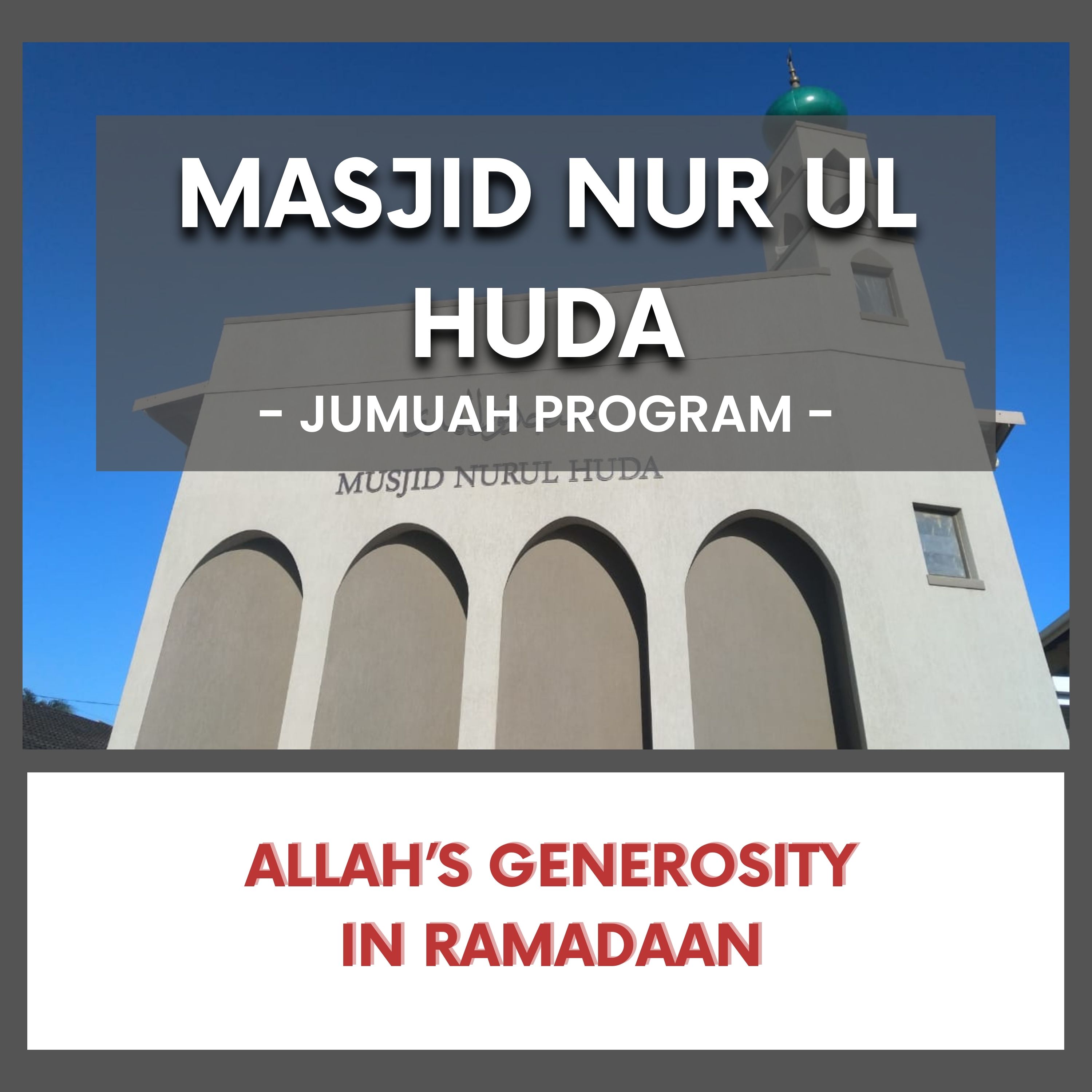 Allah’s Generosity in Ramadaan