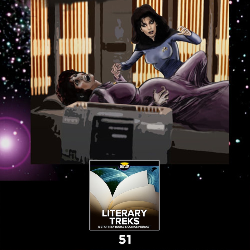 Artwork for podcast Literary Treks: A Star Trek Books and Comics Podcast