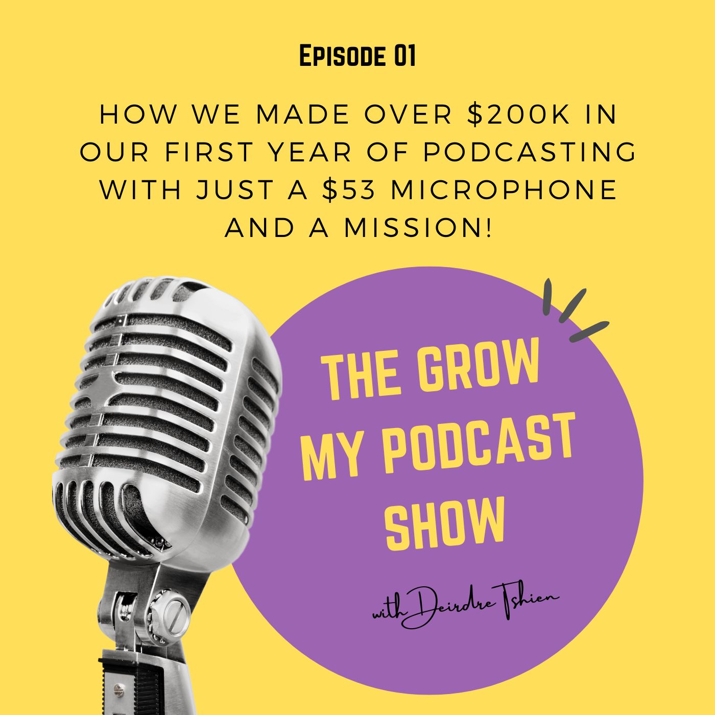 Episode image for 1. How we made over $200k in our first year of podcasting!
