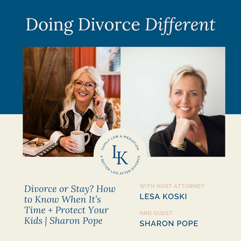 Artwork for podcast Doing Divorce Different with Lesa Koski