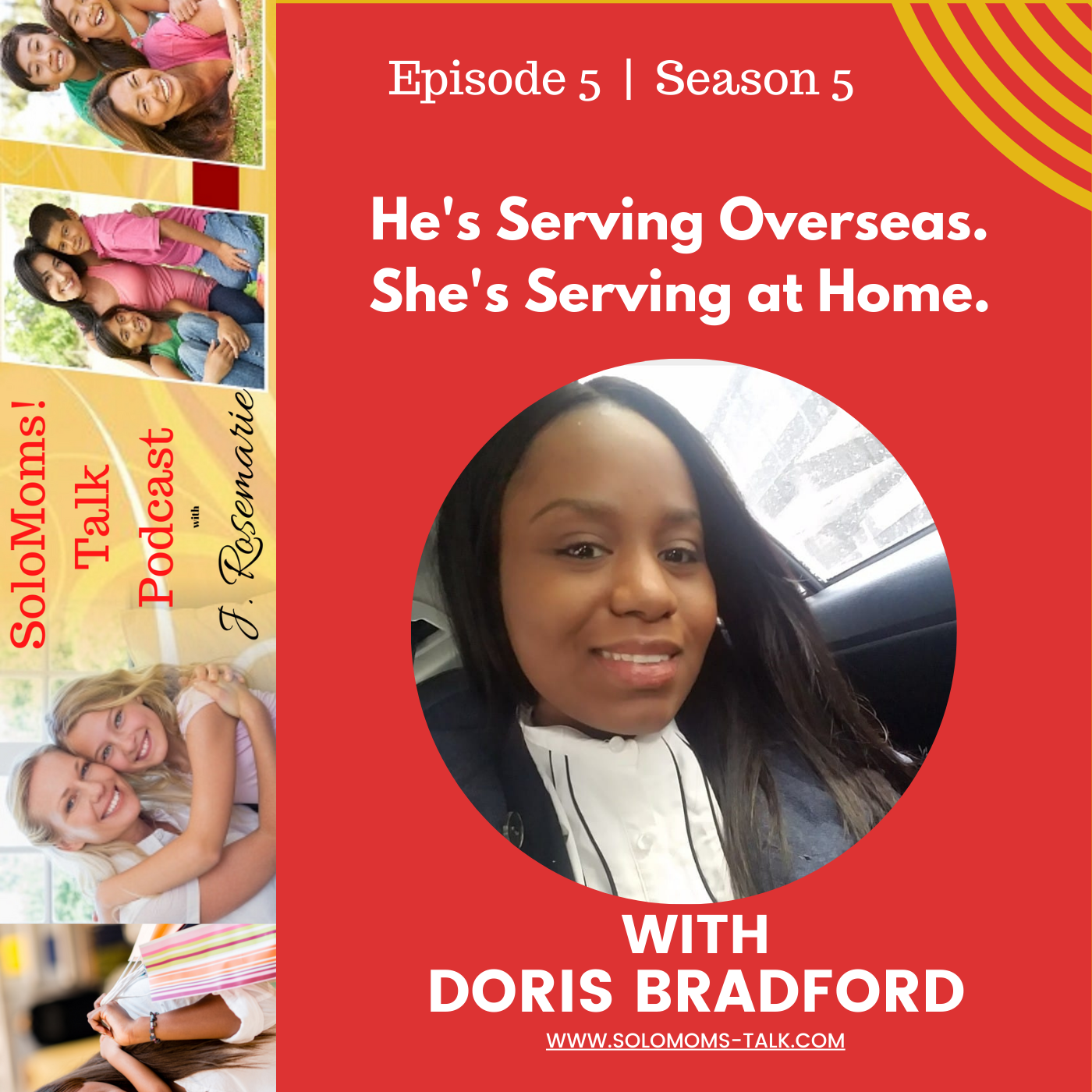 He's Serving Overseas. She's Serving at Home - Doris Brandford