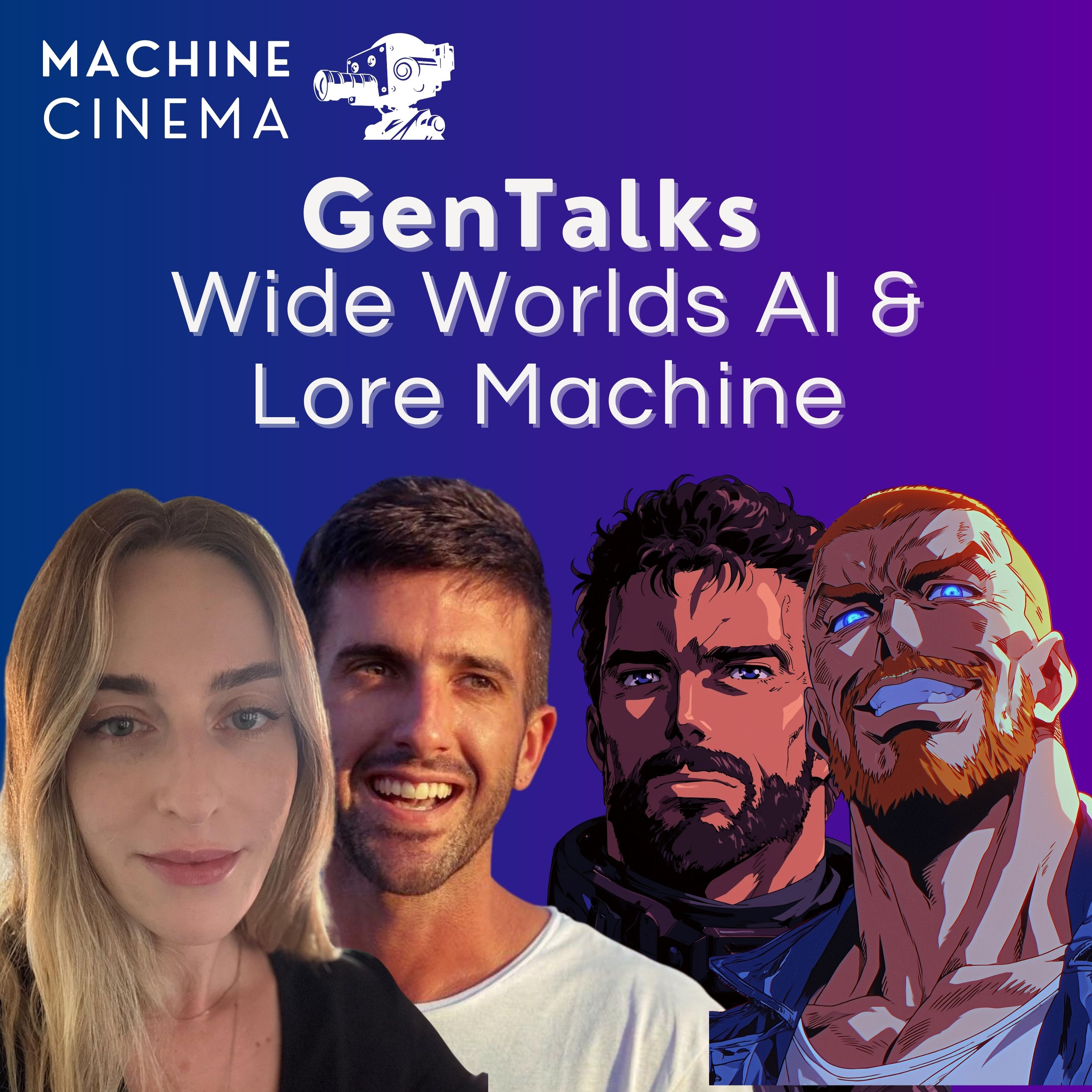 Fan Fiction and World Building, the future of the Creator Economy w/ Wide Worlds AI and Lore Machine episode artwork