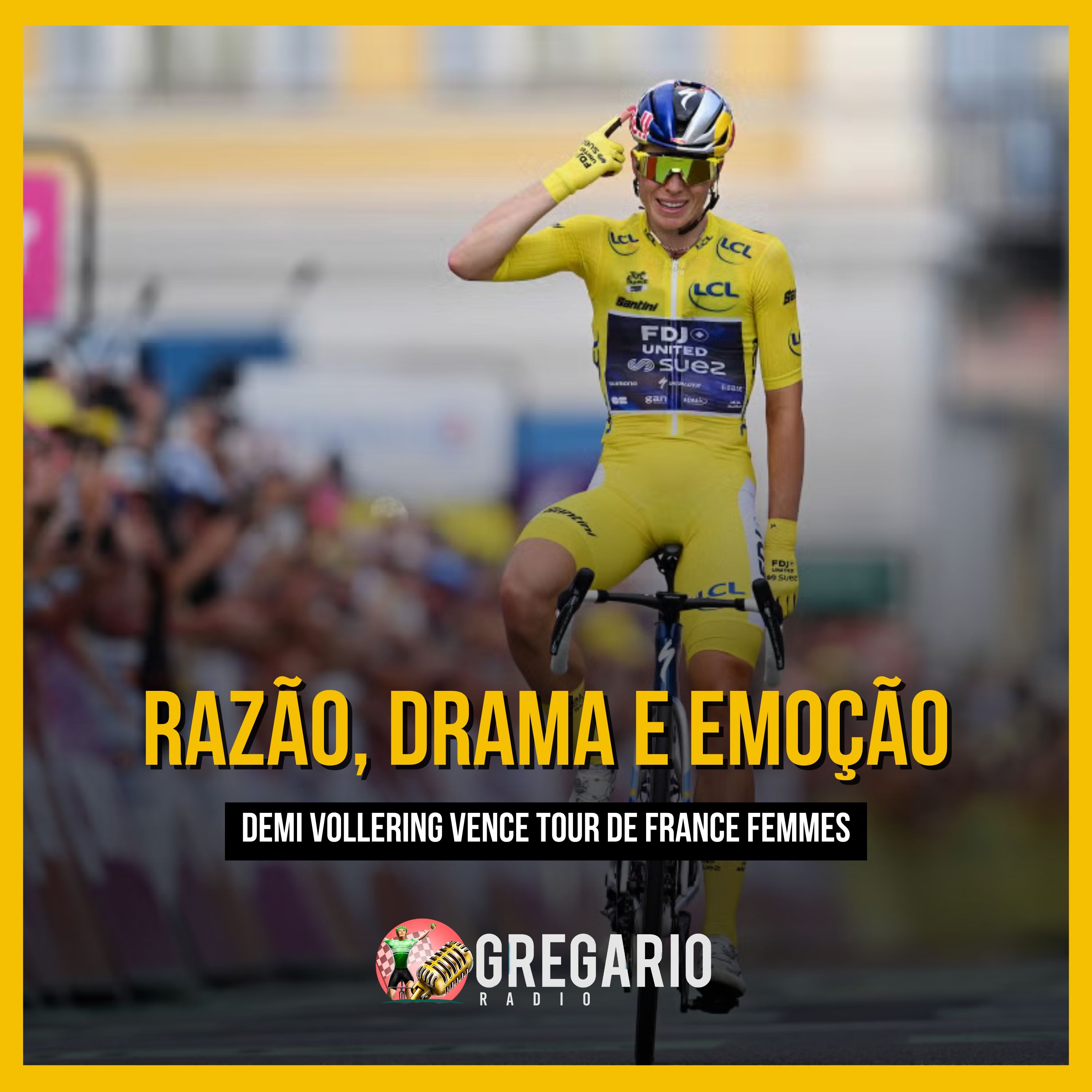 RADIO - Demi Vollering campeã de um incrível Tour de France Femmes episode artwork