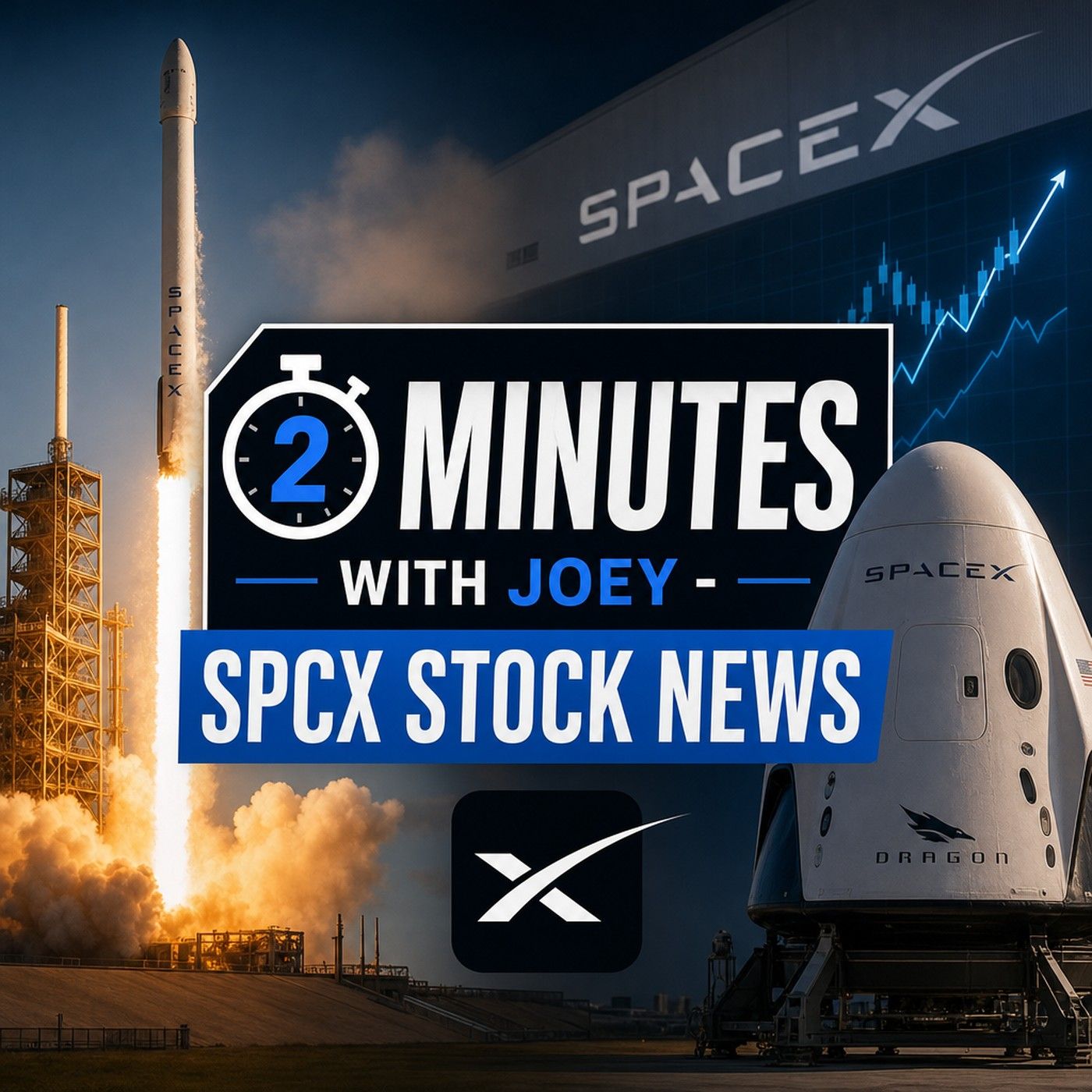 2 Minutes with Joey - SPCX Stock News podcast artwork