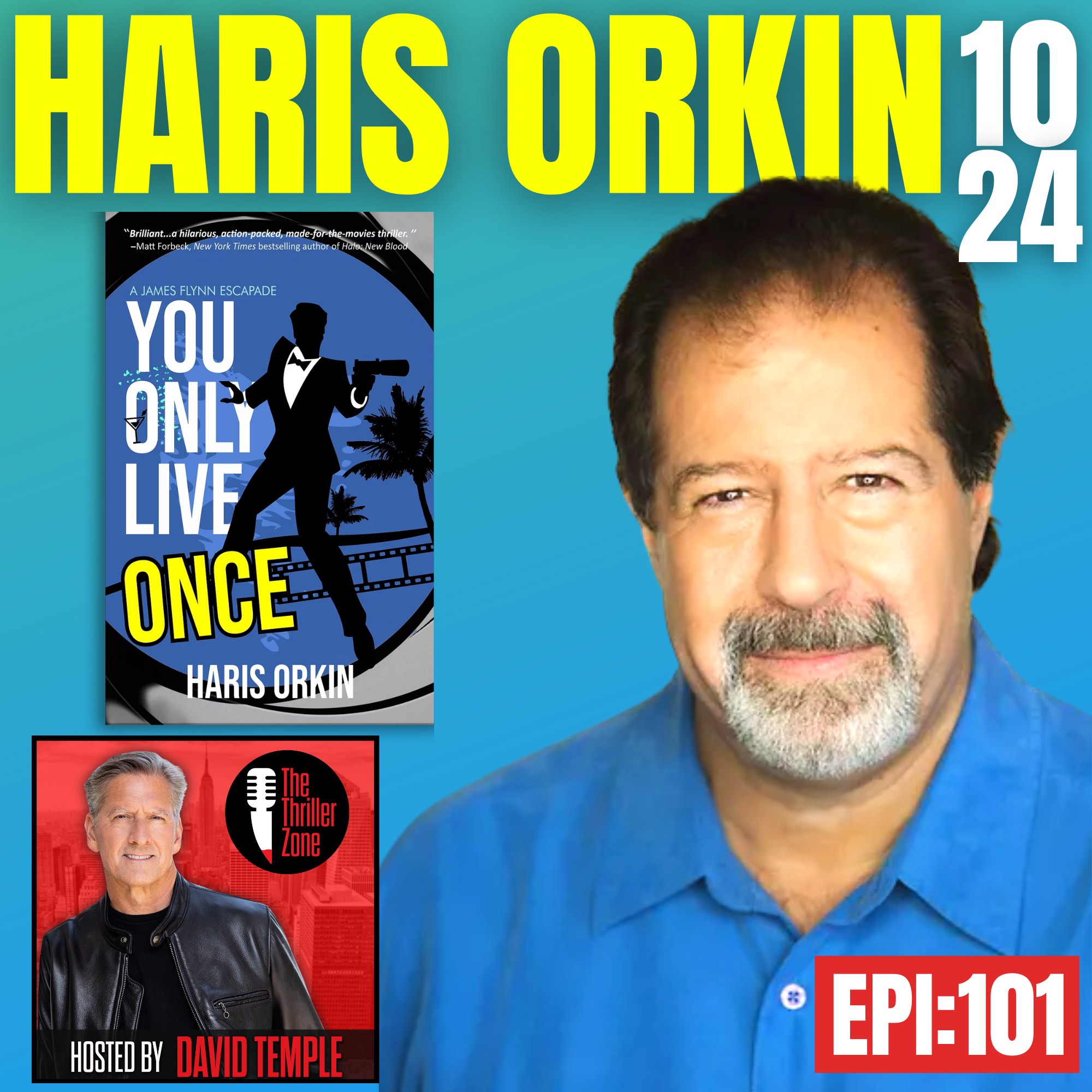 Haris Orkin, author of You Only Live Once Image