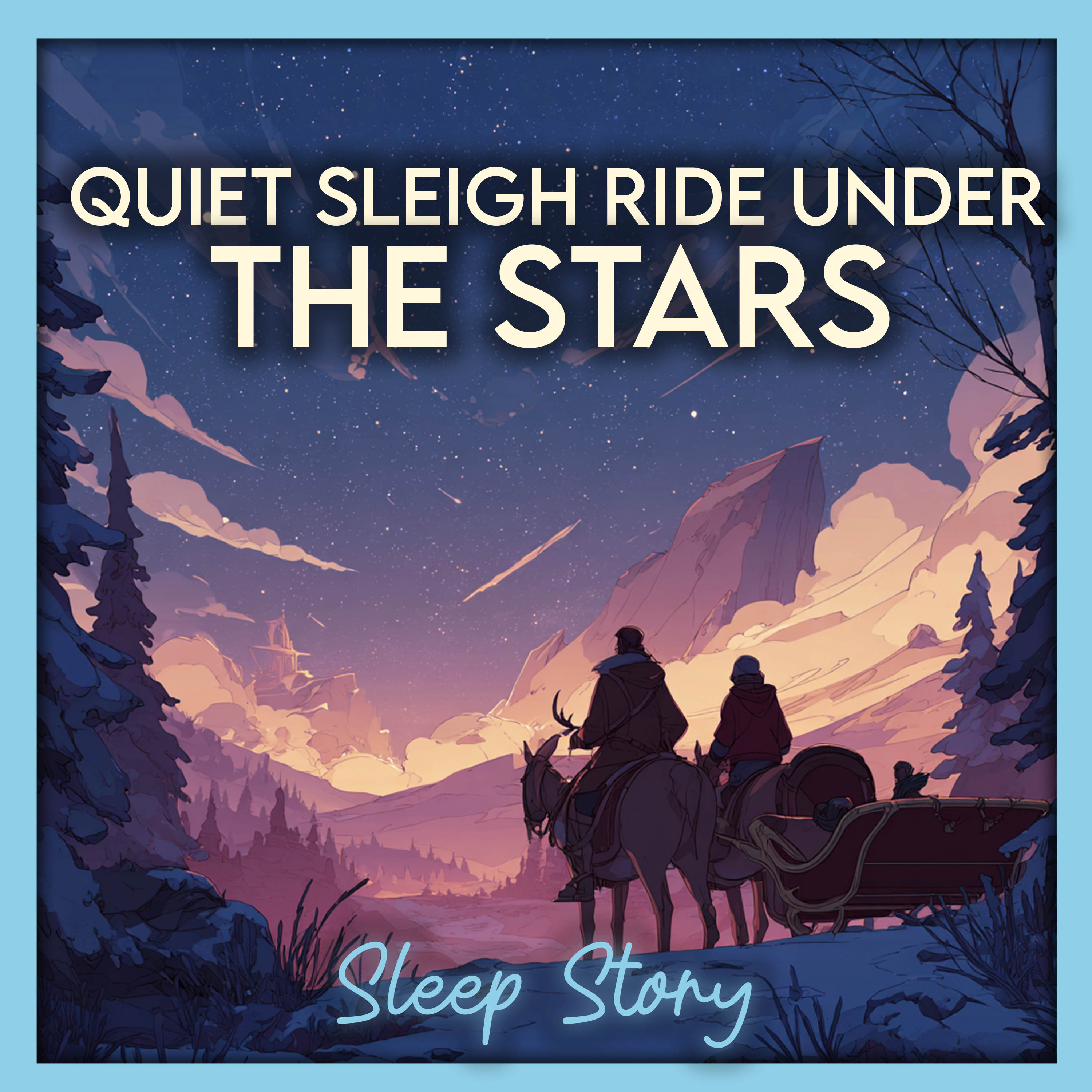 A Moonlit Sleigh Ride Through Winter Silence ❄️ | Cozy Bedtime Story for Adults & Deep Sleep ASMR