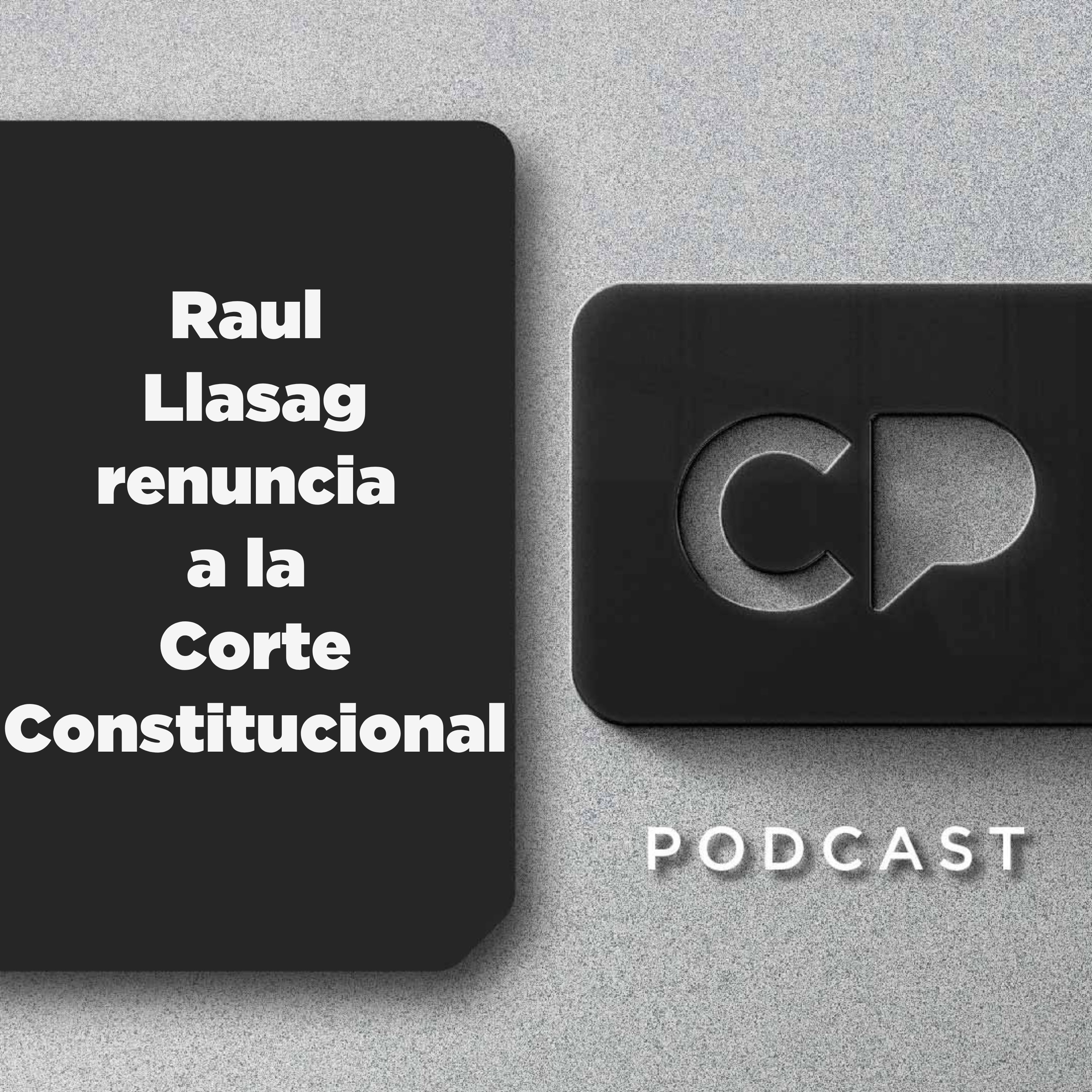 9/ABR: Raul Llasag renuncia a la Corte Constitucional