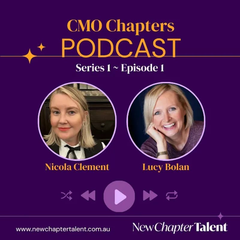 Artwork for podcast CMO Chapters Podcast with Lucy Bolan