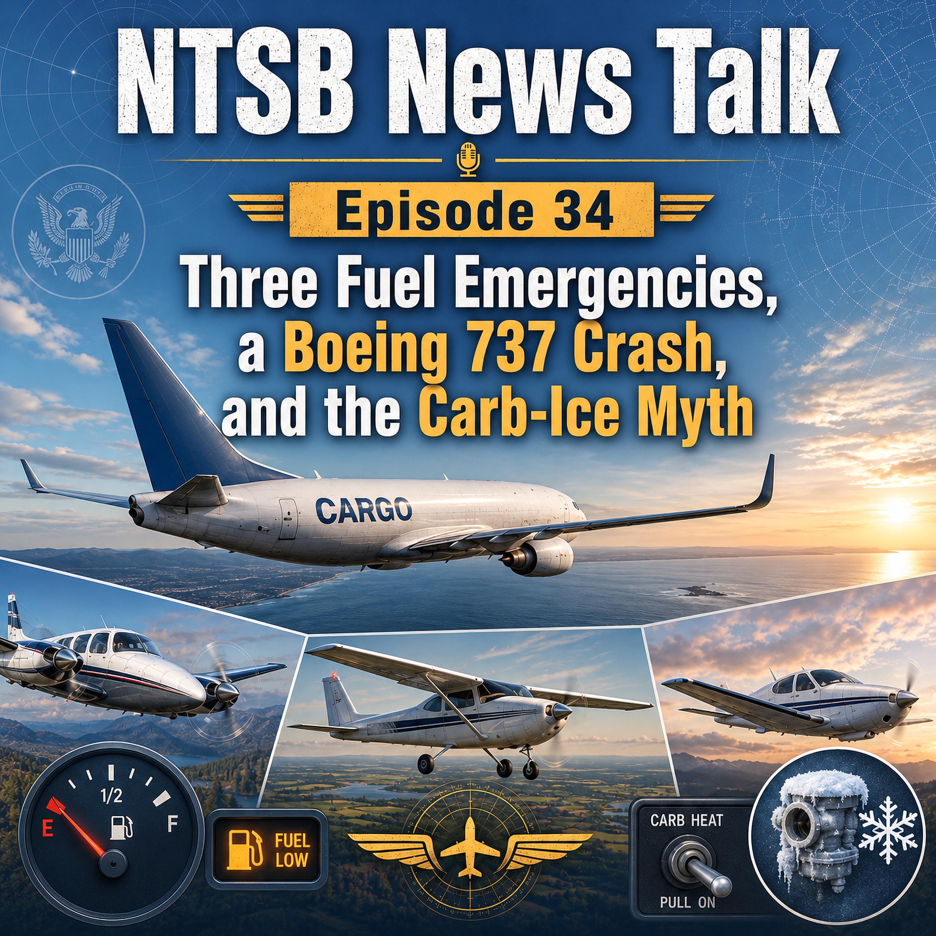 Three Fuel Emergencies, a Boeing 737 Crash, and the Carb-Ice Myth