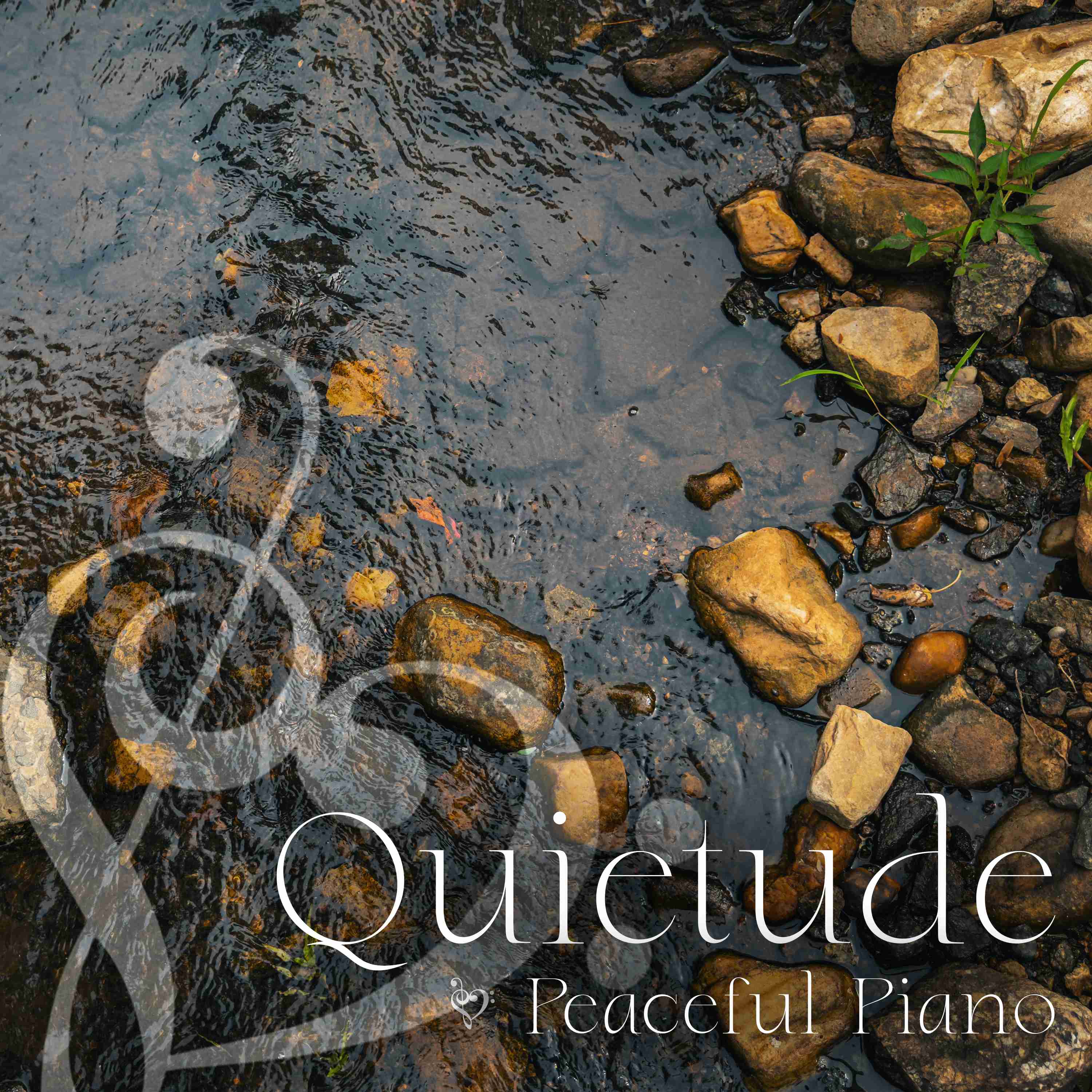 Soft Peaceful Piano with Stream Sounds - 4 Hours - "Under the Covers" episode artwork