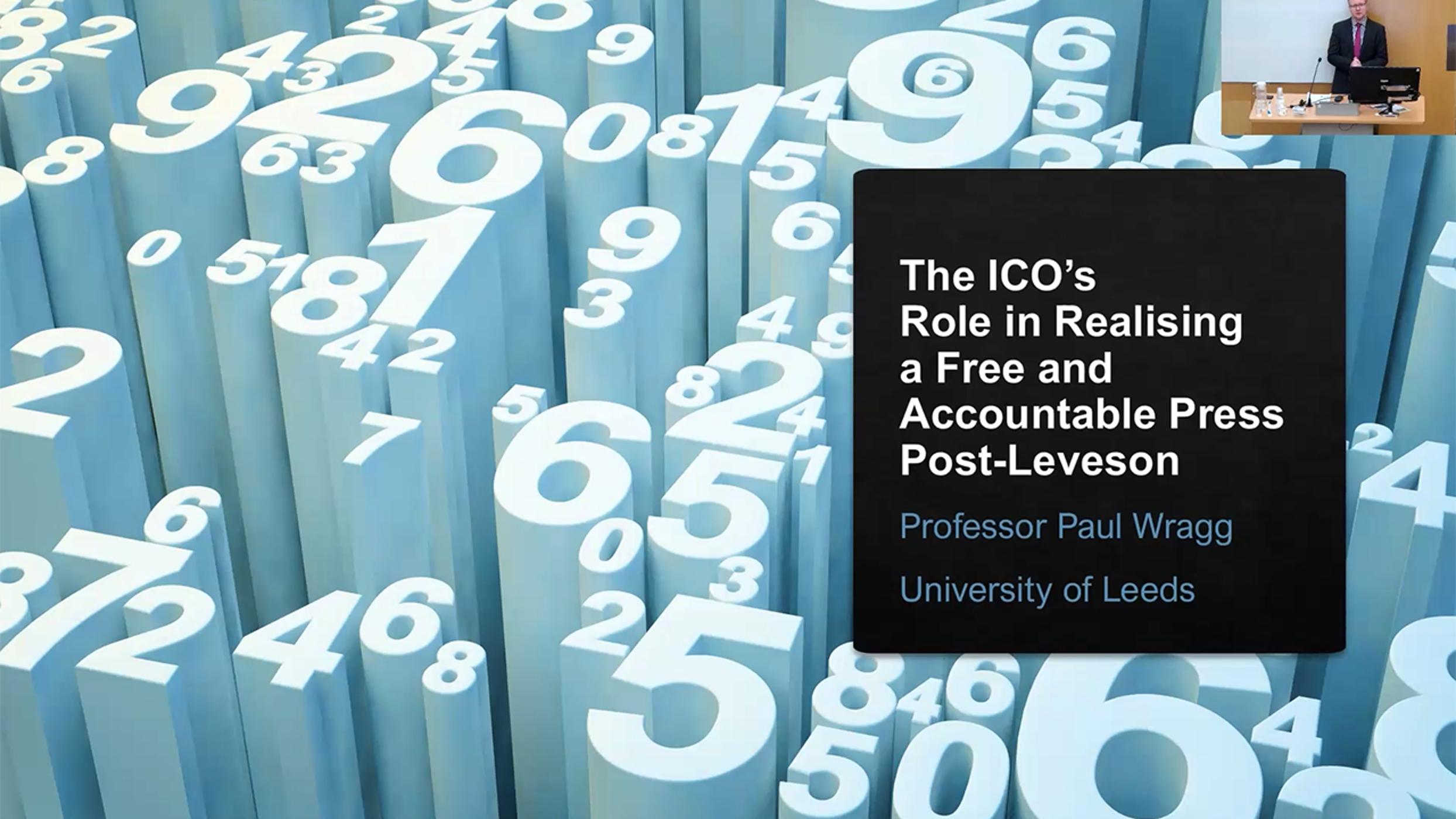 'The ICO’s Role in Realising a Free and Accountable Press Post-Leveson': CIPIL Seminar episode artwork