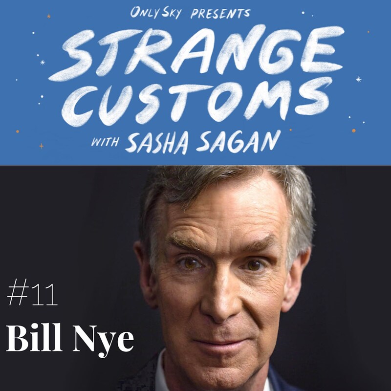 Artwork for podcast Strange Customs with Sasha Sagan