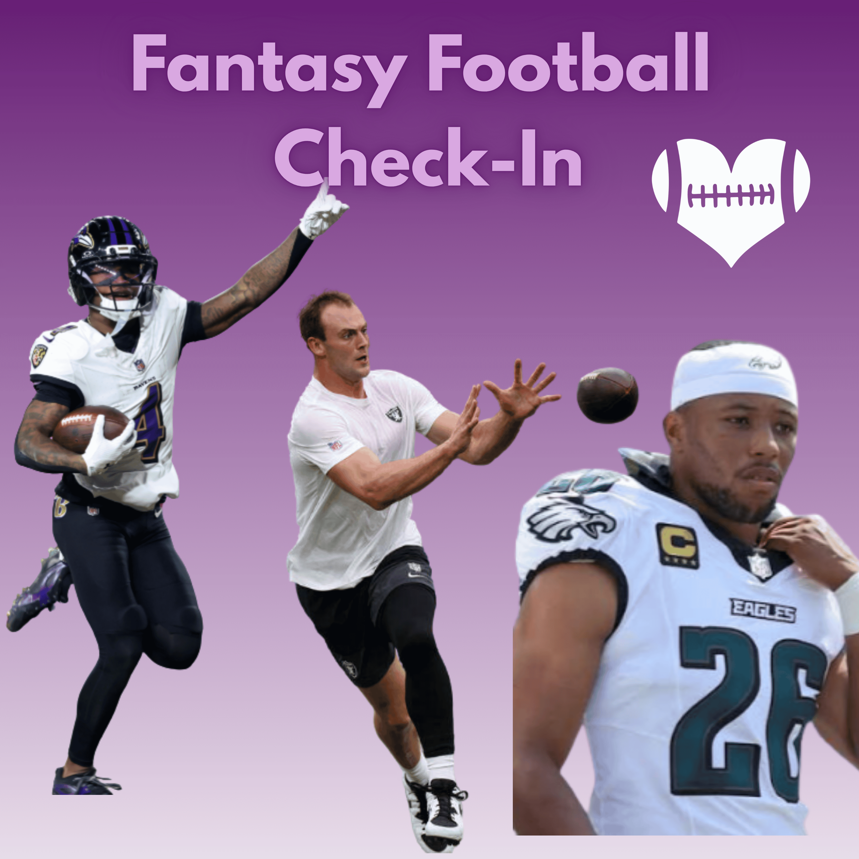 Caleb, Bowers & Zay: Saturday’s Fantasy Injury Update | Fantasy Football Check-In episode artwork