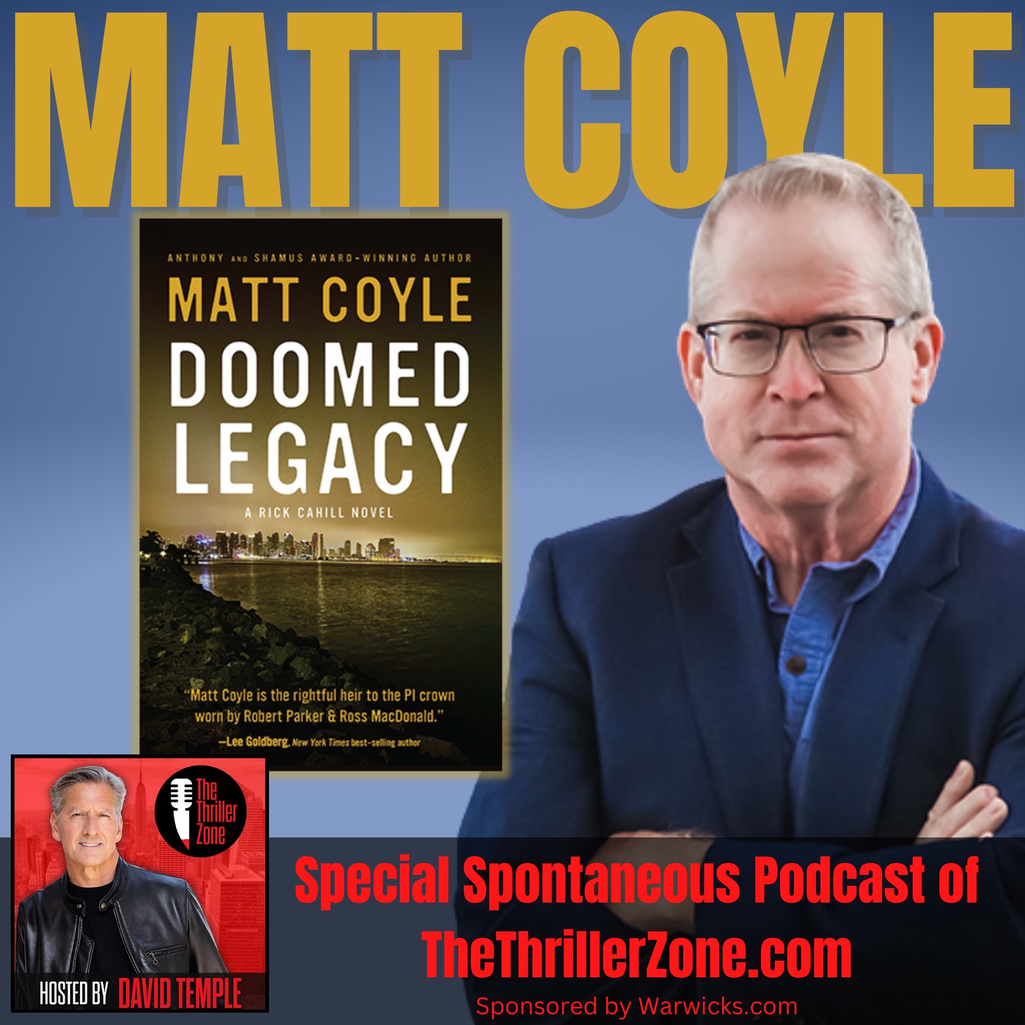 Matt Coyle, author of Doomed Legacy Image