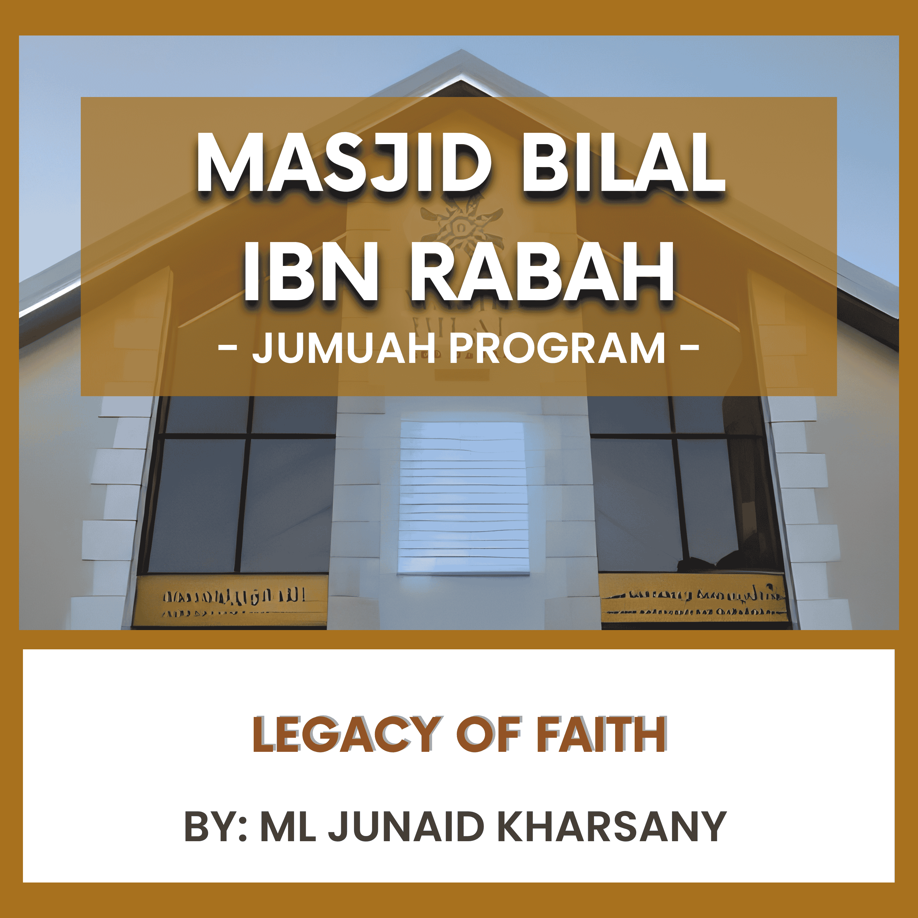 Legacy of Faith by ML Junaid Kharsany episode artwork