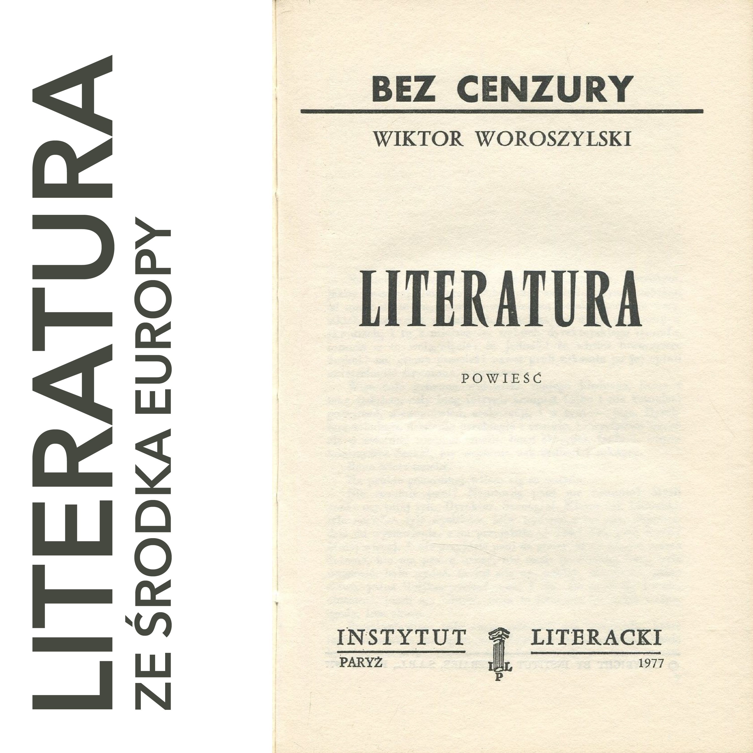 Wiktor Woroszylski - Literatura. Powieść (1977) episode artwork