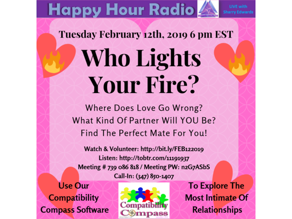 Happy Hour - Who Lights Your Fire? A Discussion About Compatibility Compass. episode artwork