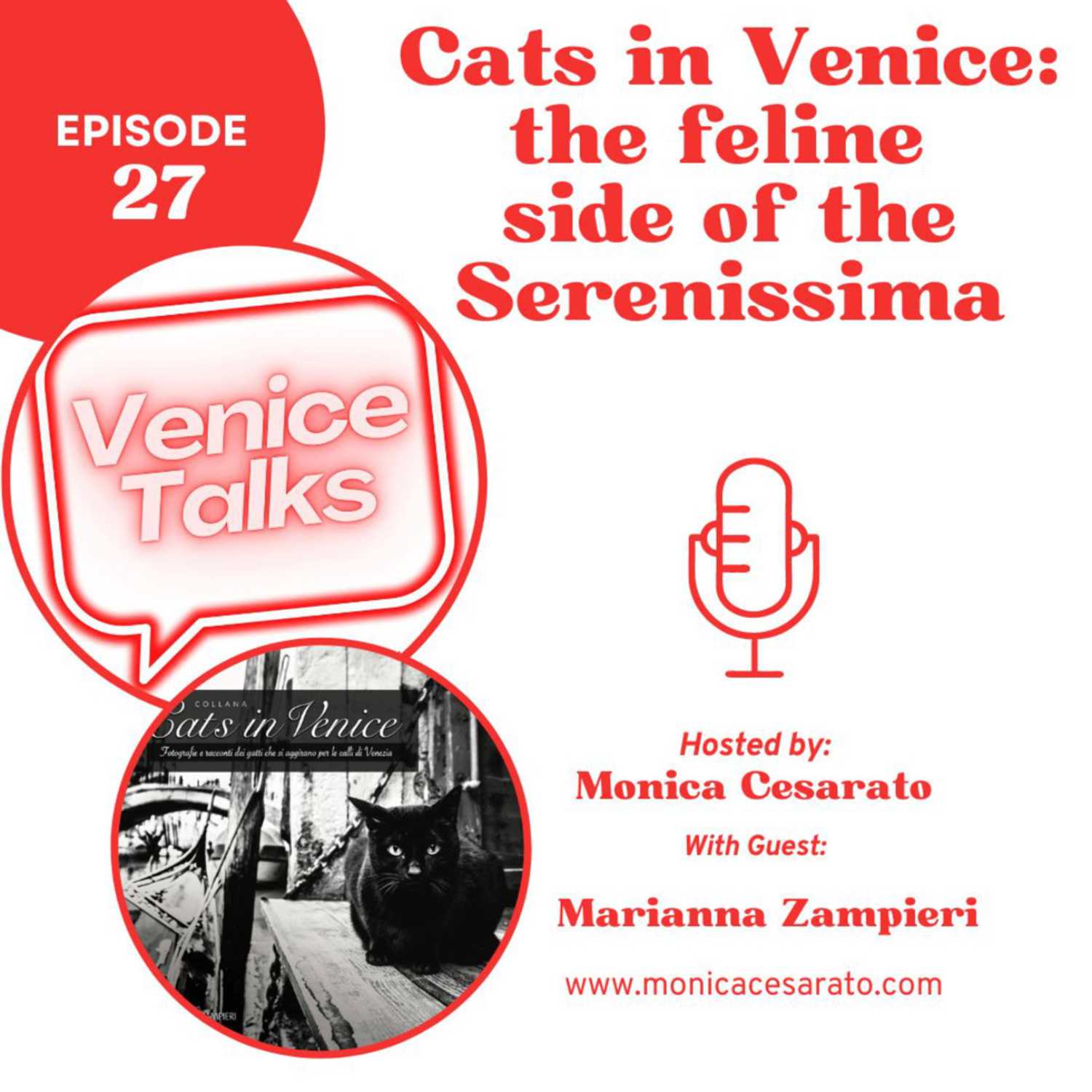 Ep.27 - Feline Frames: Prowling Through the Enchanting Pages of Venice's Catography Series. A chat with Marianna Zampieri from Cats In Venice