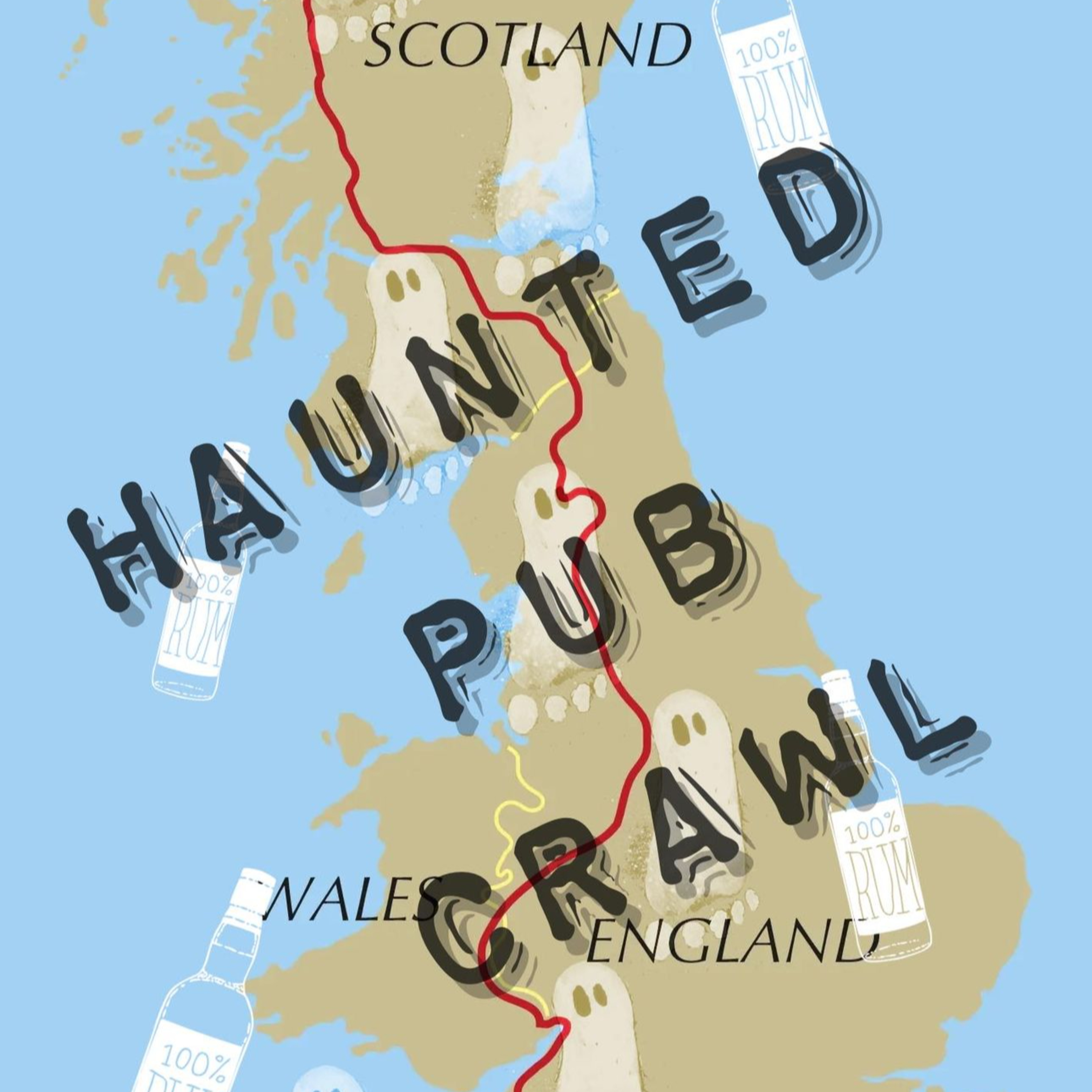 Haunted Pub Crawl - Scottish Highlands Paranormal Dornoch Castle Hotel & Tulloch Castle Hotel episode artwork