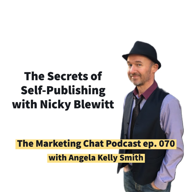 Artwork for podcast Marketing Chat Podcast with Angela Kelly Smith