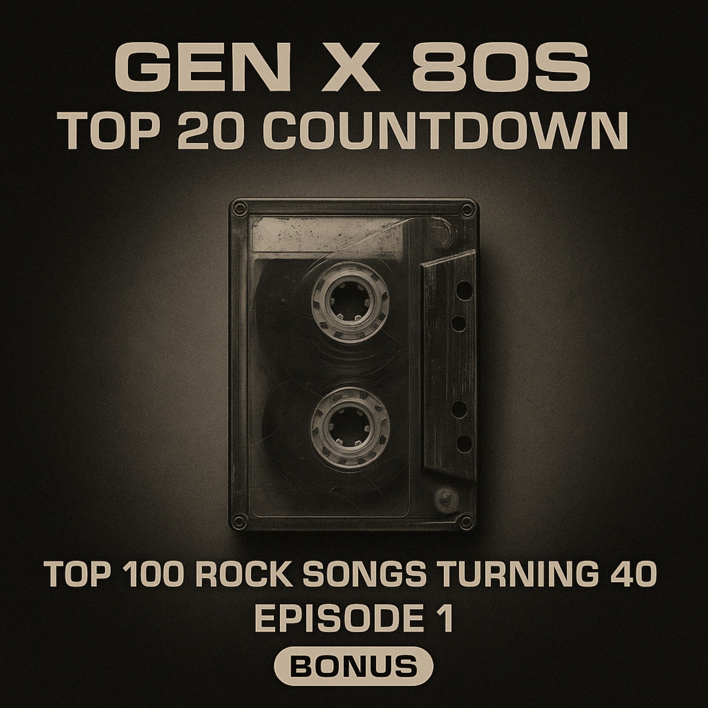 Gen X 80s Top 20 Countdown Bonus Vault Episode 1: Top 100 Rock Songs Turning 40 – Tracks 100 to 81