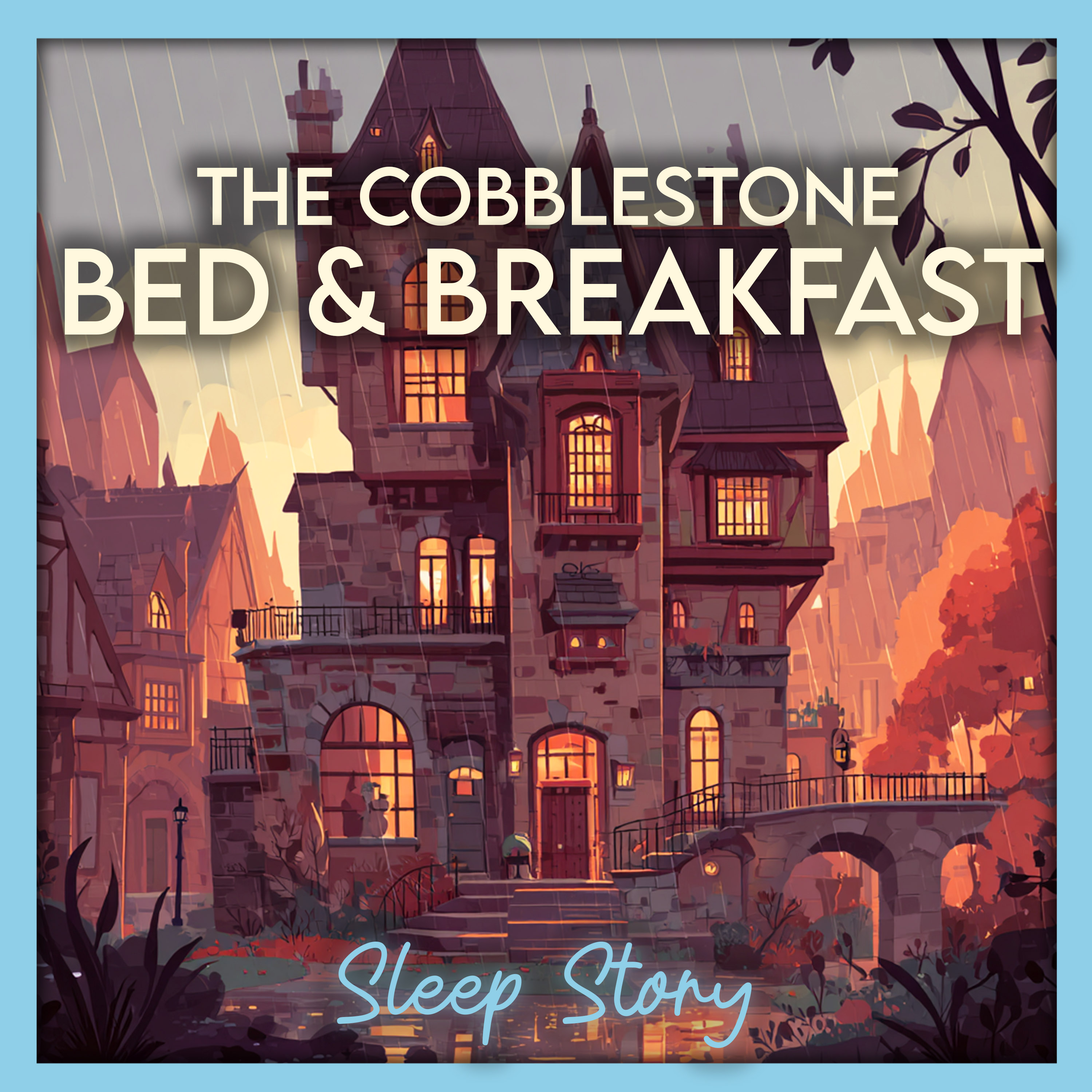 Rainy Bedtime Story for Adults | The Cobblestone Bed & Breakfast | Relaxing Sleep Story with Gentle Narration for Deep Sleep