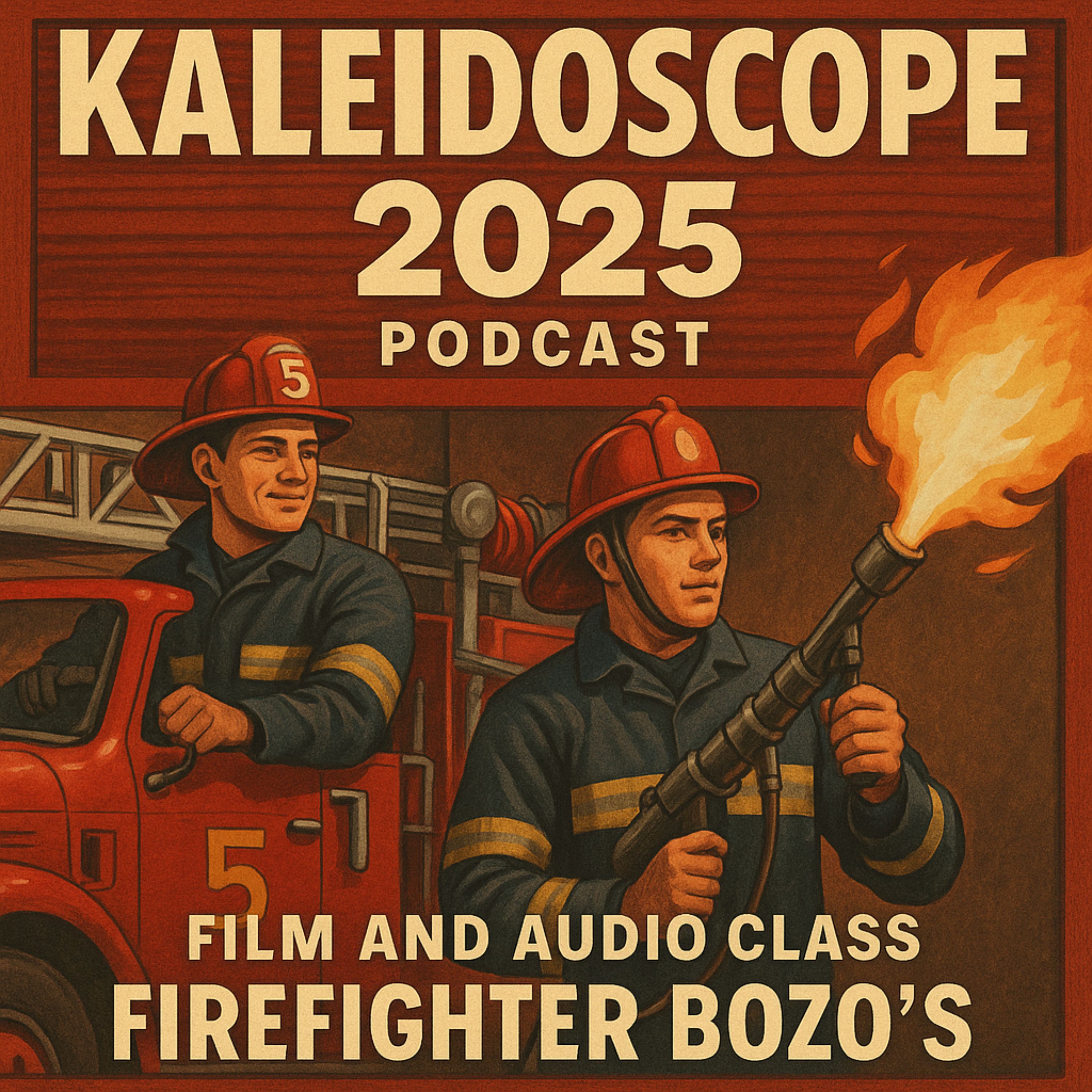 Kaleidoscope Afternoon Class Podcast 2025: Firefighter Bozo's episode artwork