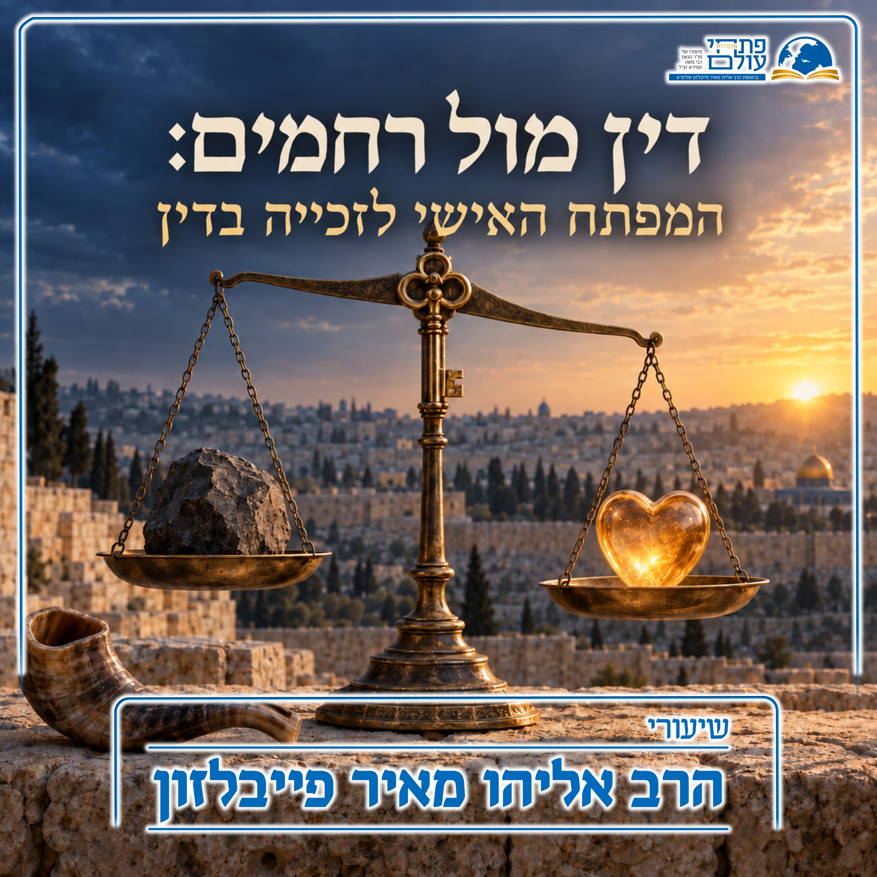 מועדי תשרי | 2# | דין מול רחמים: המפתח האישי לזכייה בדין
