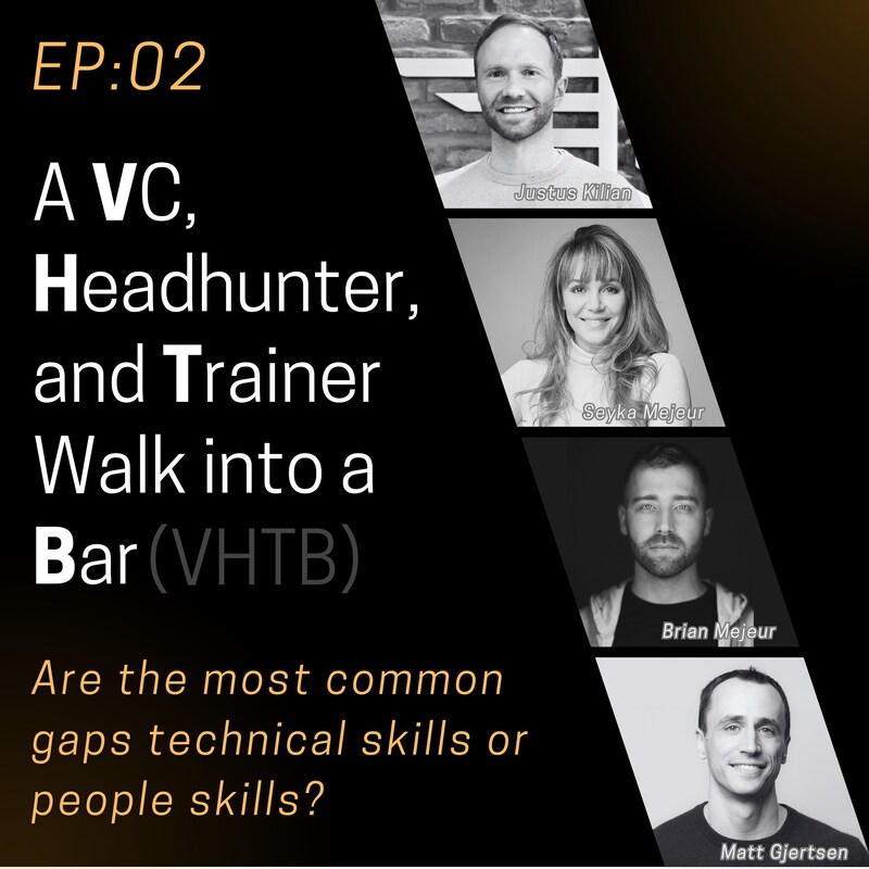 Artwork for podcast A VC, a Headhunter, and a Trainer Walk into a Bar