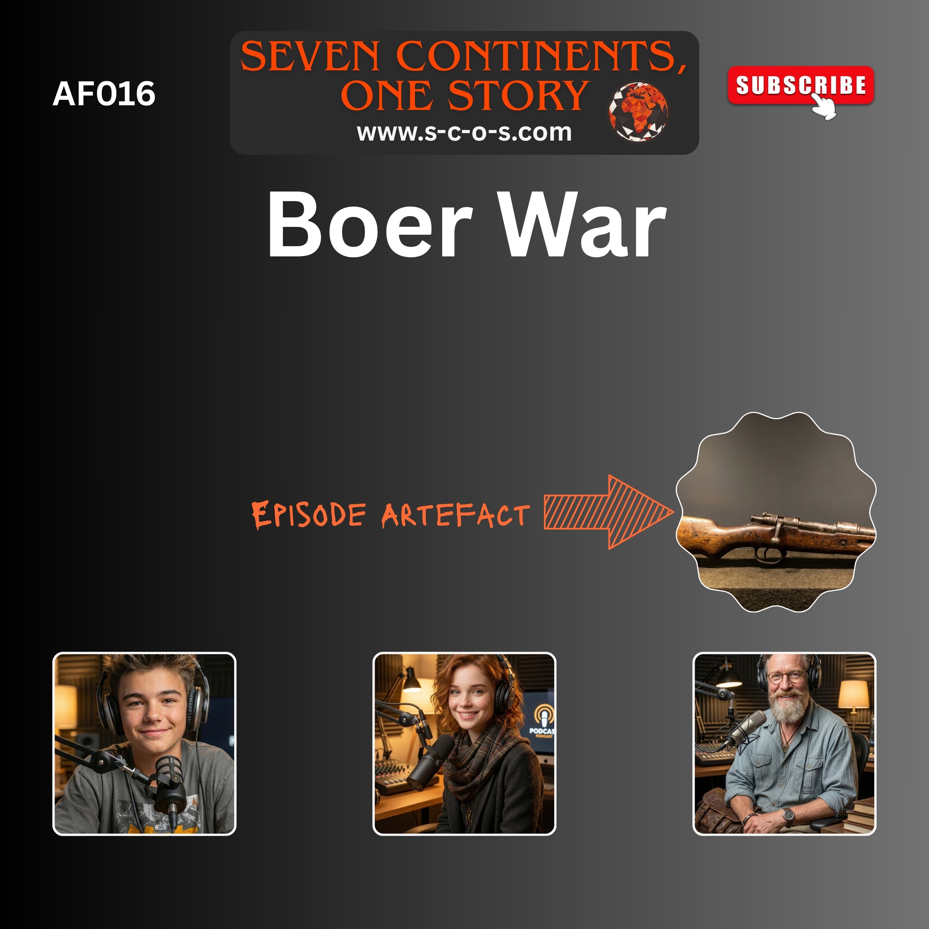 AF016 - The Boer War - The Rifle That Frightened an Empire episode artwork