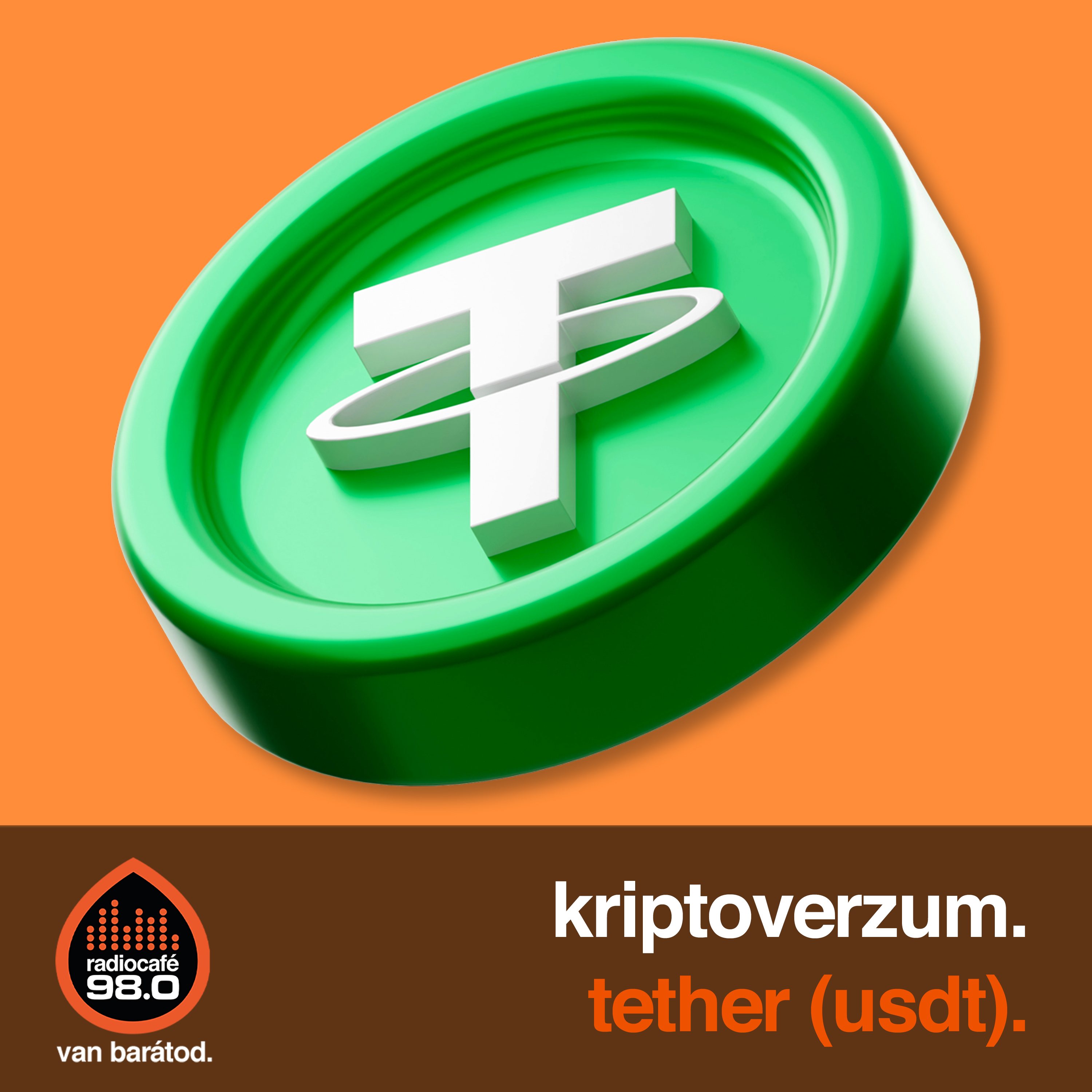 #127 - Tether (USDT): stablecoin a legnagyobb kriptodevizák között (2025-10-29) episode artwork
