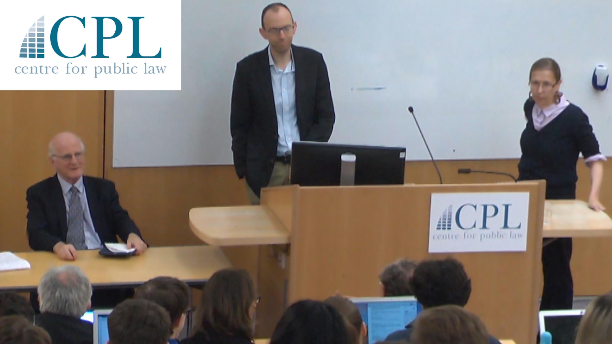 Centre for Public Law (CPL) Podcast