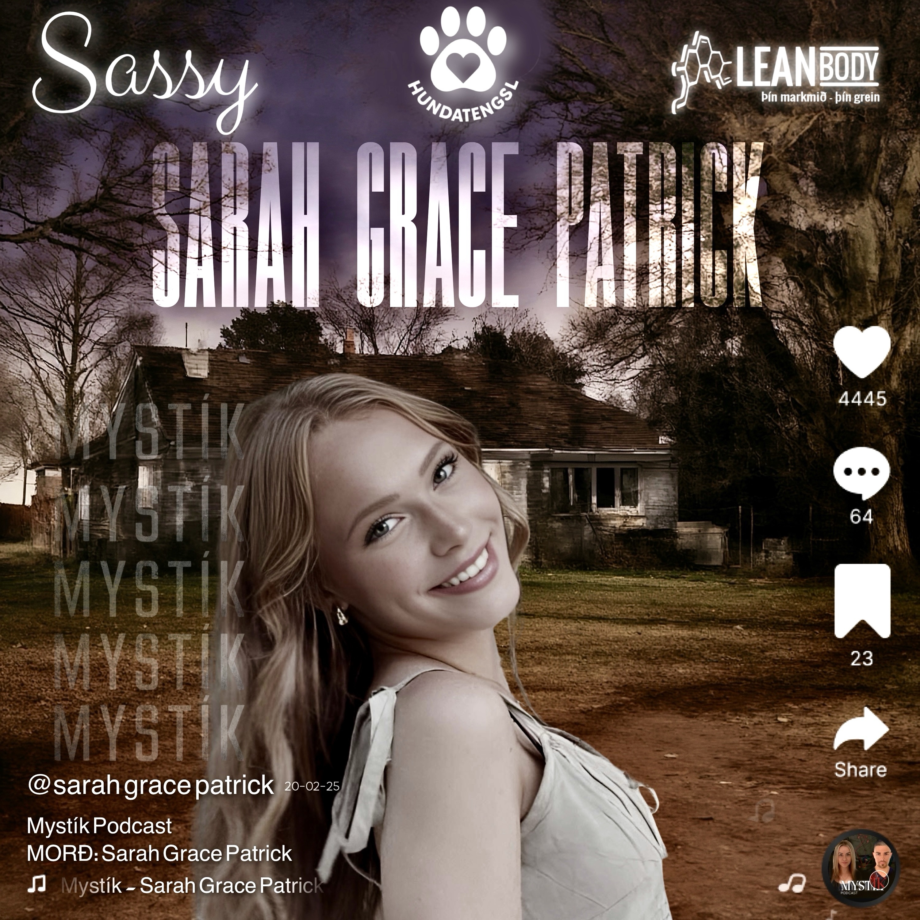MORÐ: SARAH GRACE PATRICK episode artwork