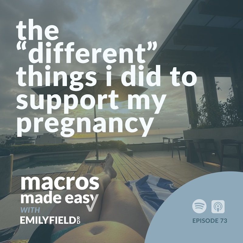 Artwork for podcast Macros Made Easy with Emily Field RD