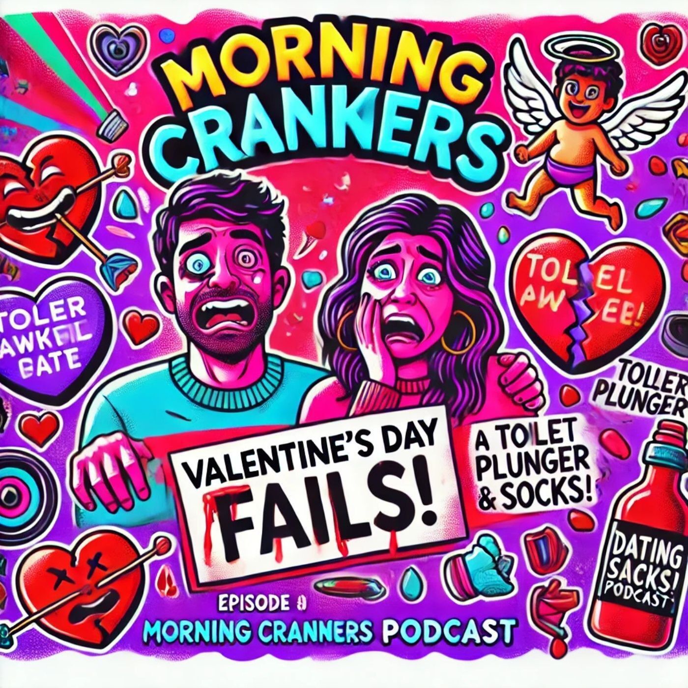 8 Things You Should NEVER Say on a Valentine’s Date & Worst Gifts Ever | Morning Crankers Podcast episode artwork