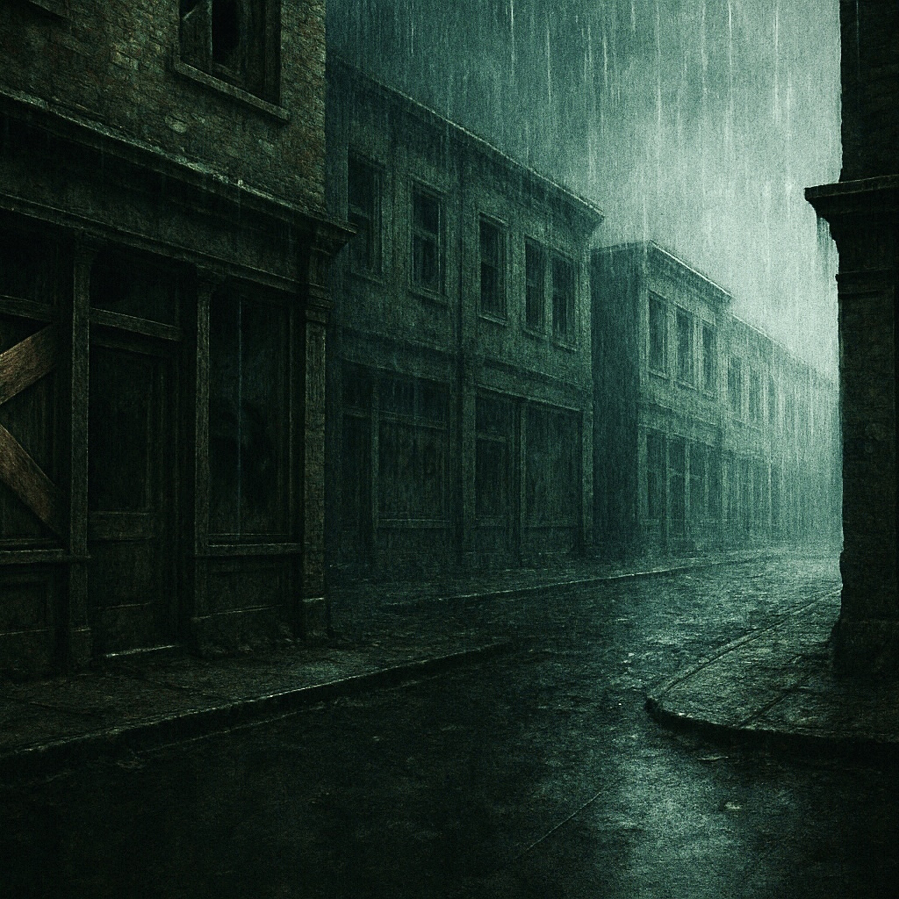 🌧️ Dark City Rainstorm Ambience – 2 Hours of Heavy Rain & Thunder for Deep Sleep, Focus, and Calm
